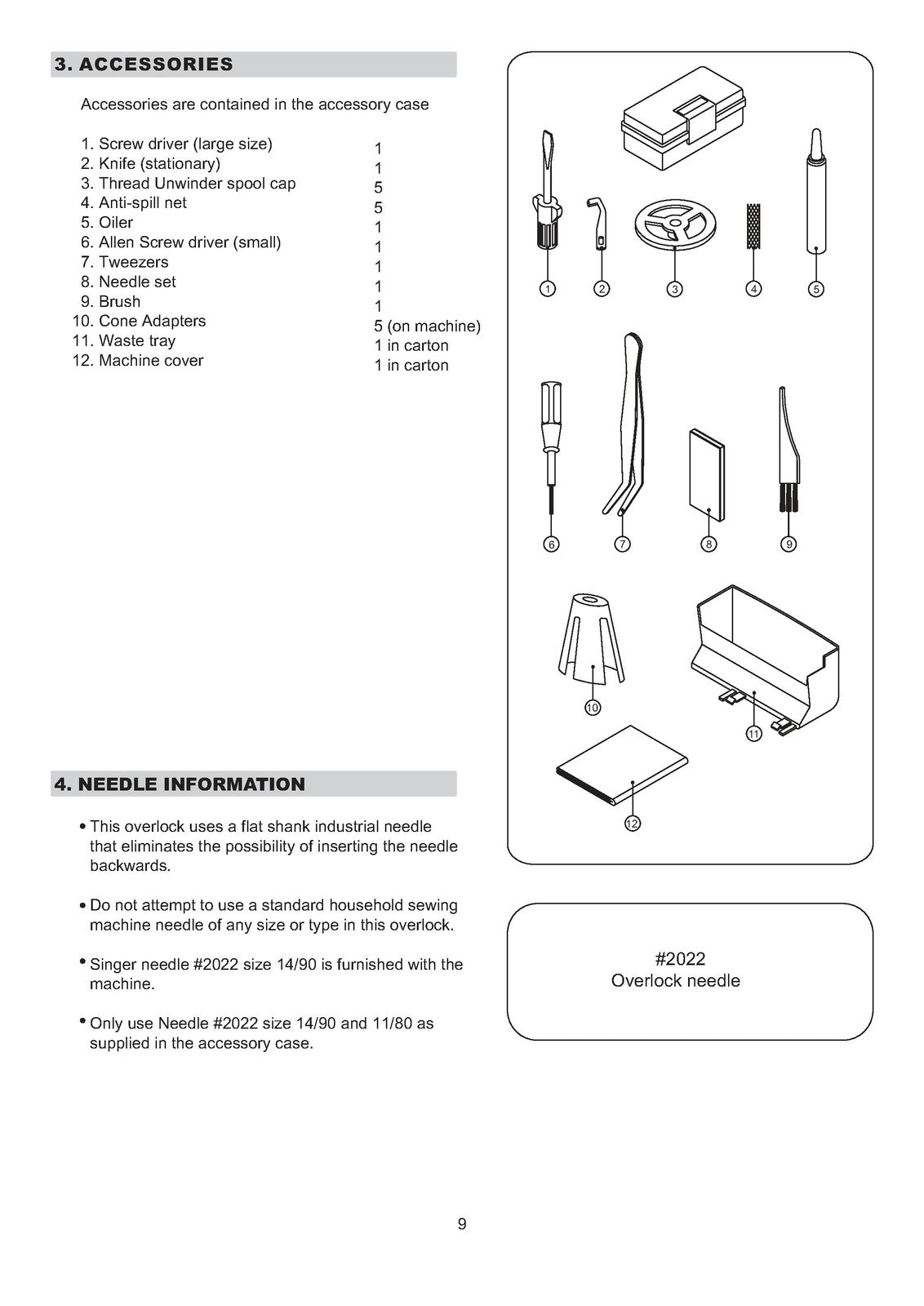 SINGER 14T967DC Quantumlock 5 Serger Instruction Manual - WIRE BOUND - COVERS