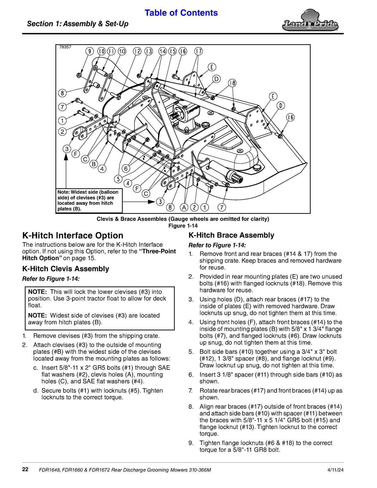 LAND  More PRIDE Rear Discharge Grooming Mowers Operators Manual 2024 - BOUND