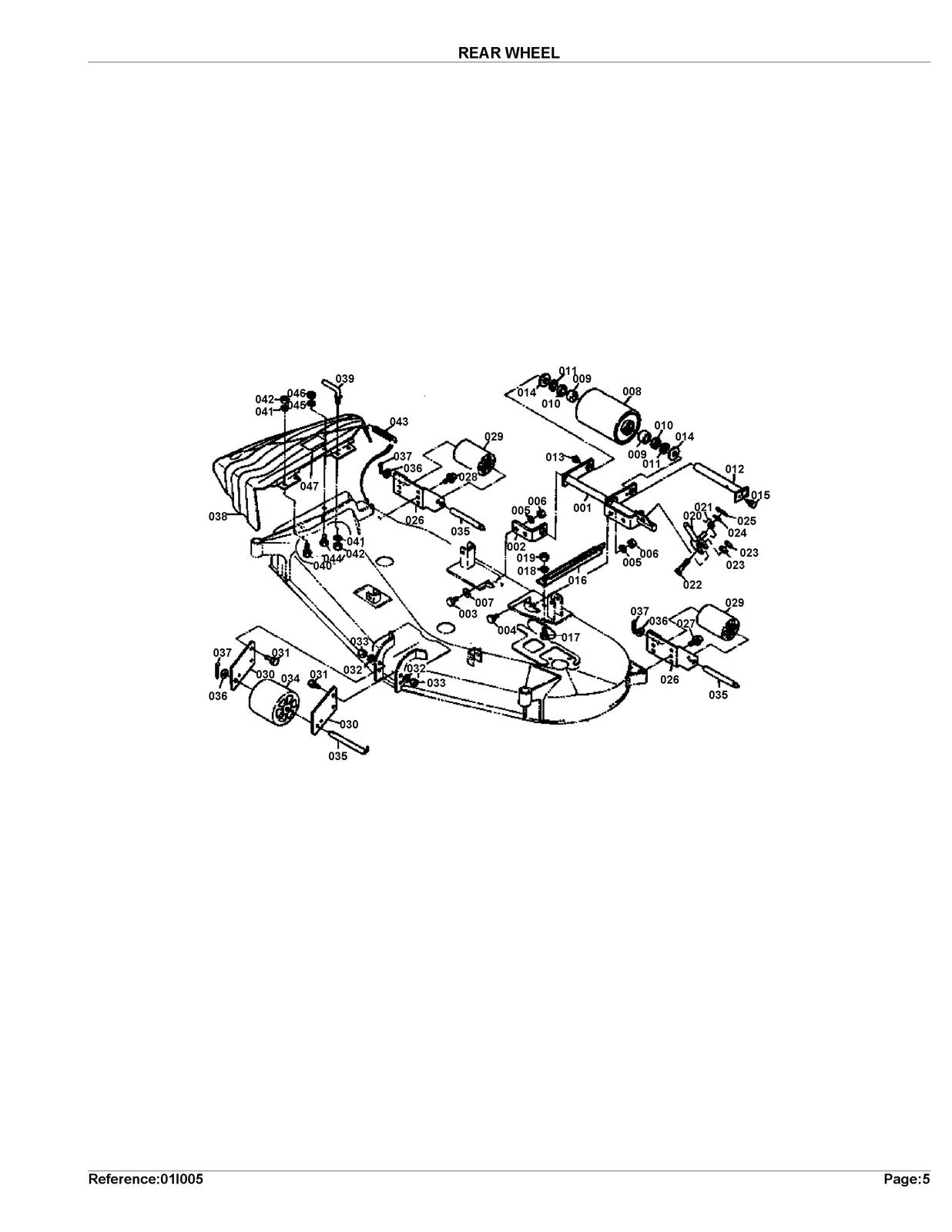 KUBOTA RC60-72H Parts Manual - STEEL WIRE BOUND - PROTECTIVE COVERS