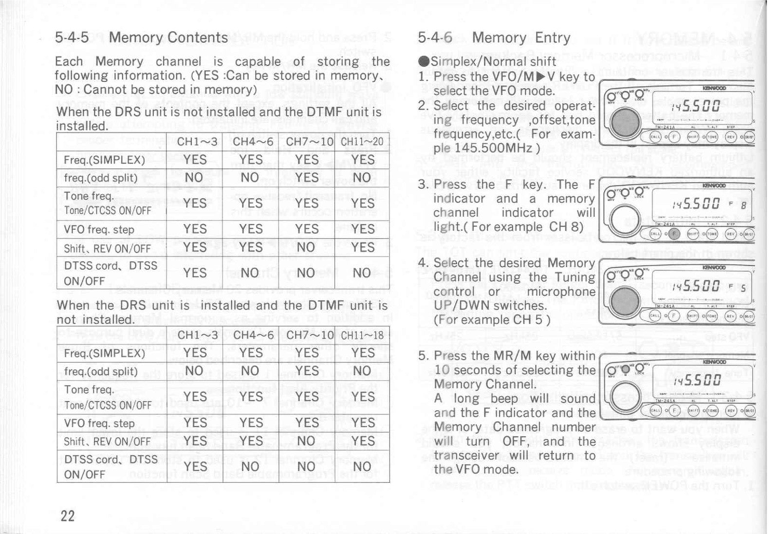 KENWOOD TM-241A 241E 441A 441E 541A 541E FM Transceiver Instruction Manual