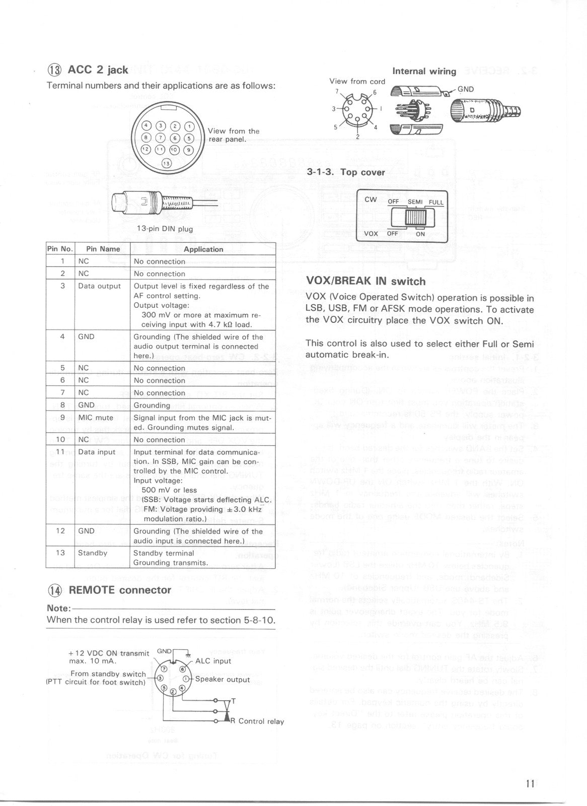 KENWOOD TS-440S HF Transceiver Instruction Manual - WIRE BOUND - TOUGH COVERS