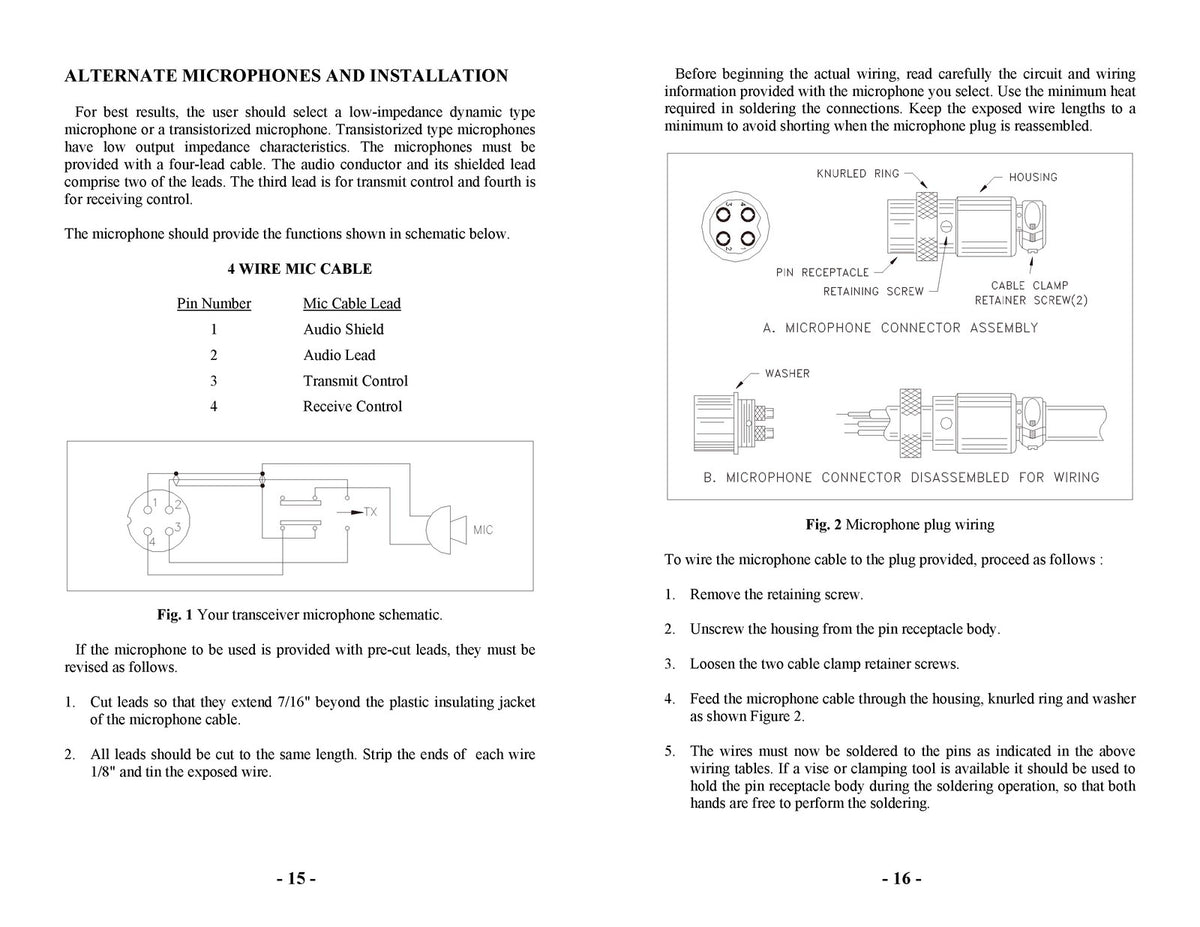 GALAXY DX 949 AM SSB CB Mobile Transceiver Owners Manual - WIRE BOUND - COVERS