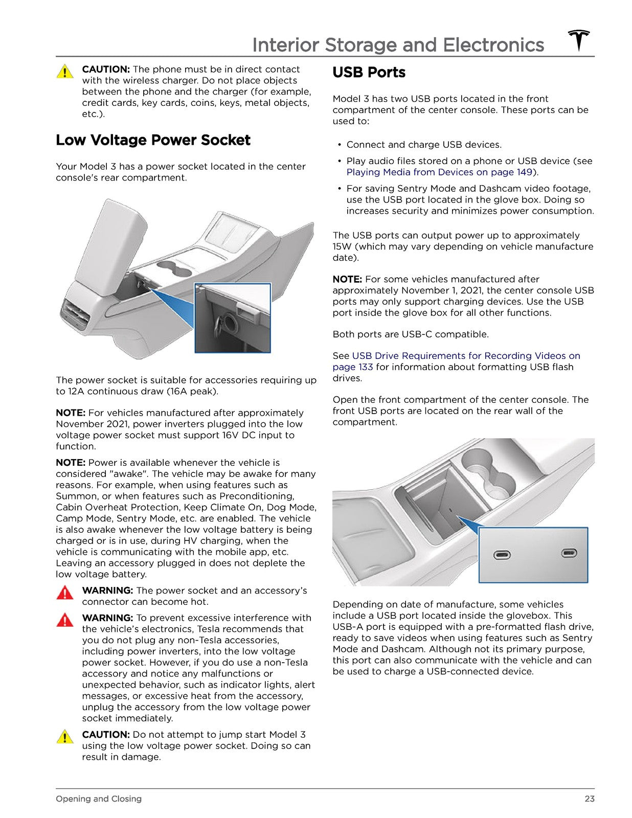 TESLA Model 3 Owners Manual 2023 - STEEL WIRE BOUND - PROTECTIVE COVERS