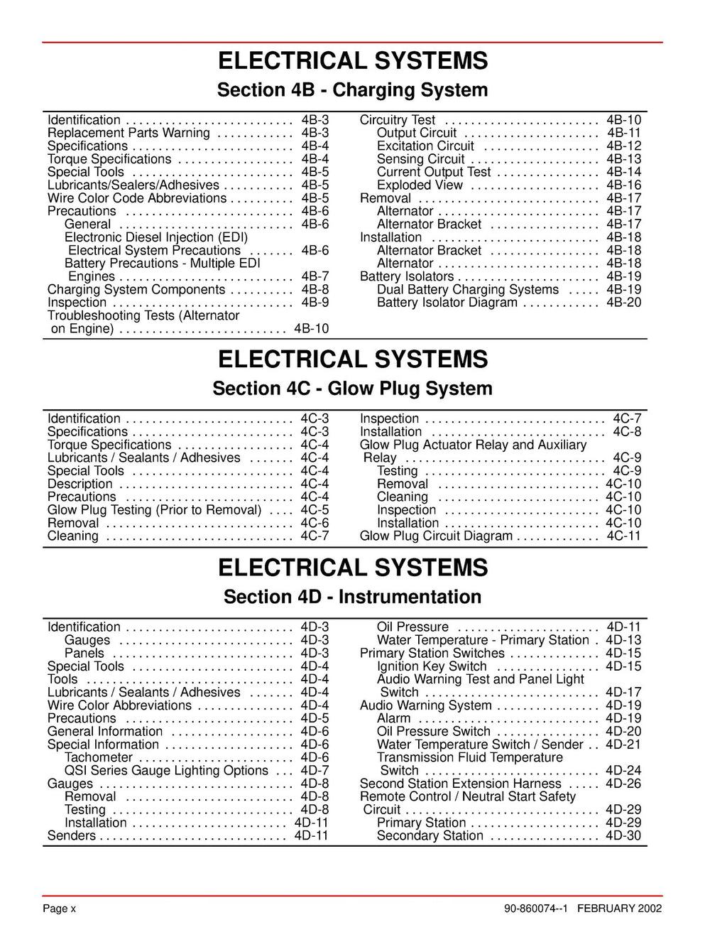 MERCURY MERCRUISER NO 22 MARINE IN-LINE DIESEL D28L D42L D-TRONIC - BOUND