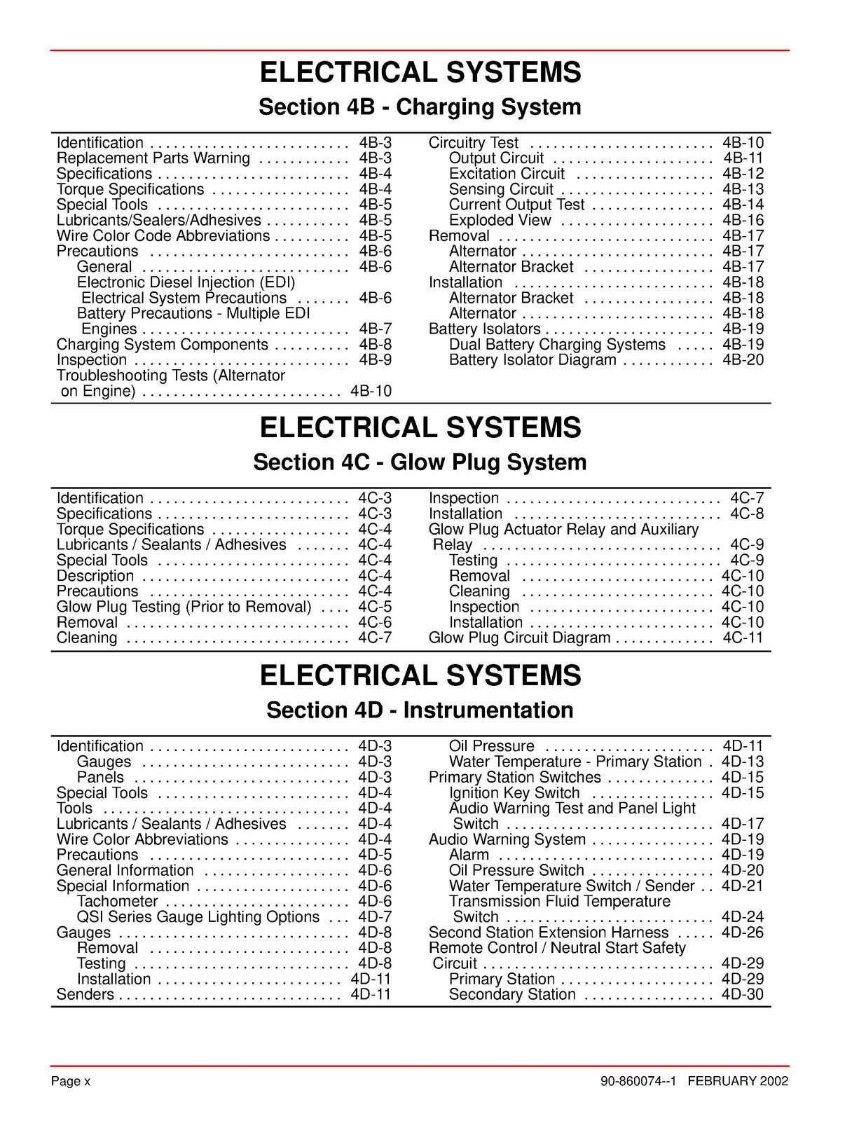 MERCURY MERCRUISER NO 22 MARINE IN-LINE DIESEL D28L D42L D-TRONIC - BOUND