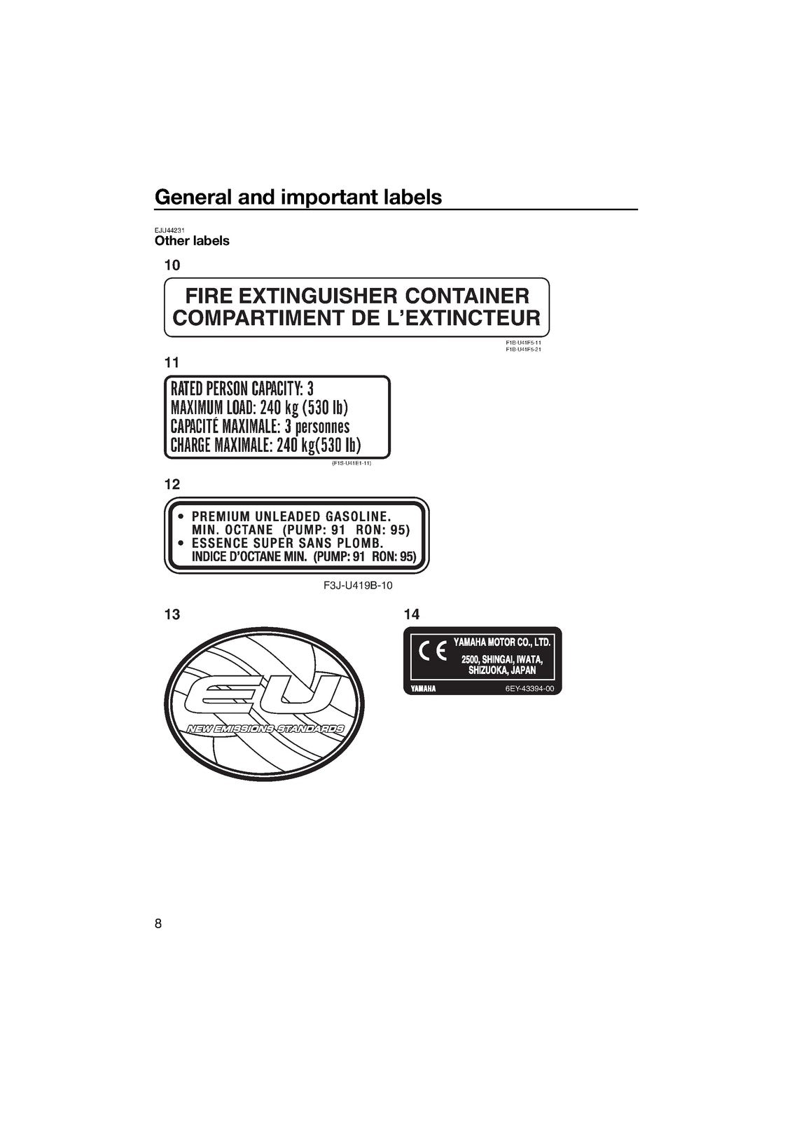 YAMAHA FX SVHO FX Cruiser SVHO FX Limited SVHO WaveRunner Owners Manual - BOUND