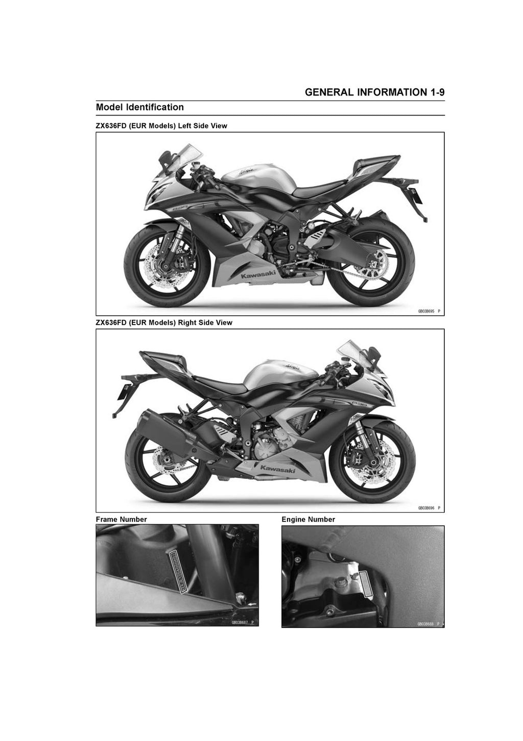 KAWASAKI NINJA ZX-6R ABS 2013-2015 Service Manual - WIRE BOUND - TOUGH COVERS