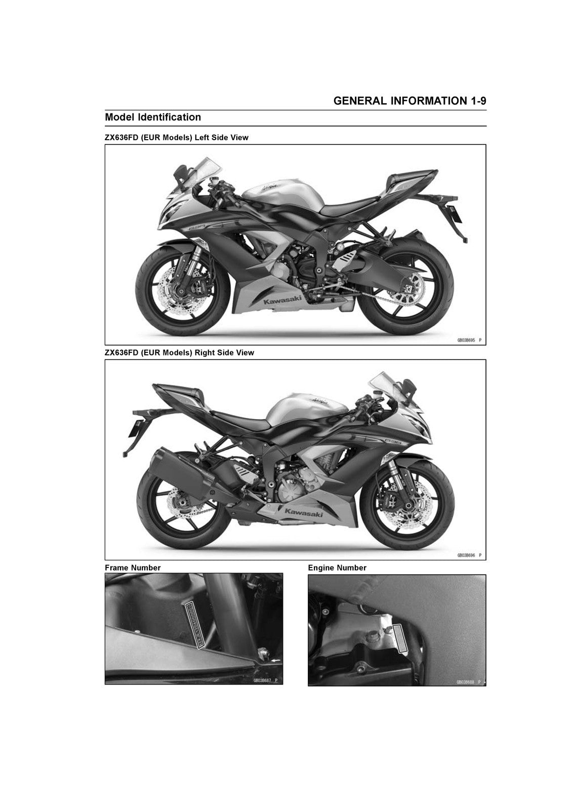 KAWASAKI NINJA ZX-6R ABS 2013-2015 Service Manual - WIRE BOUND - TOUGH COVERS