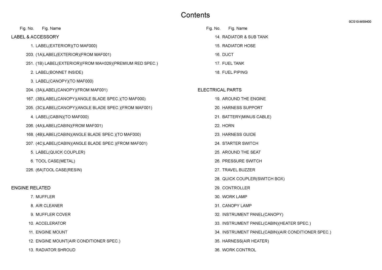 YANMAR ViO55-6A Excavator Parts Catalog Manual 2020 - WIRE BOUND - TOUGH COVERS