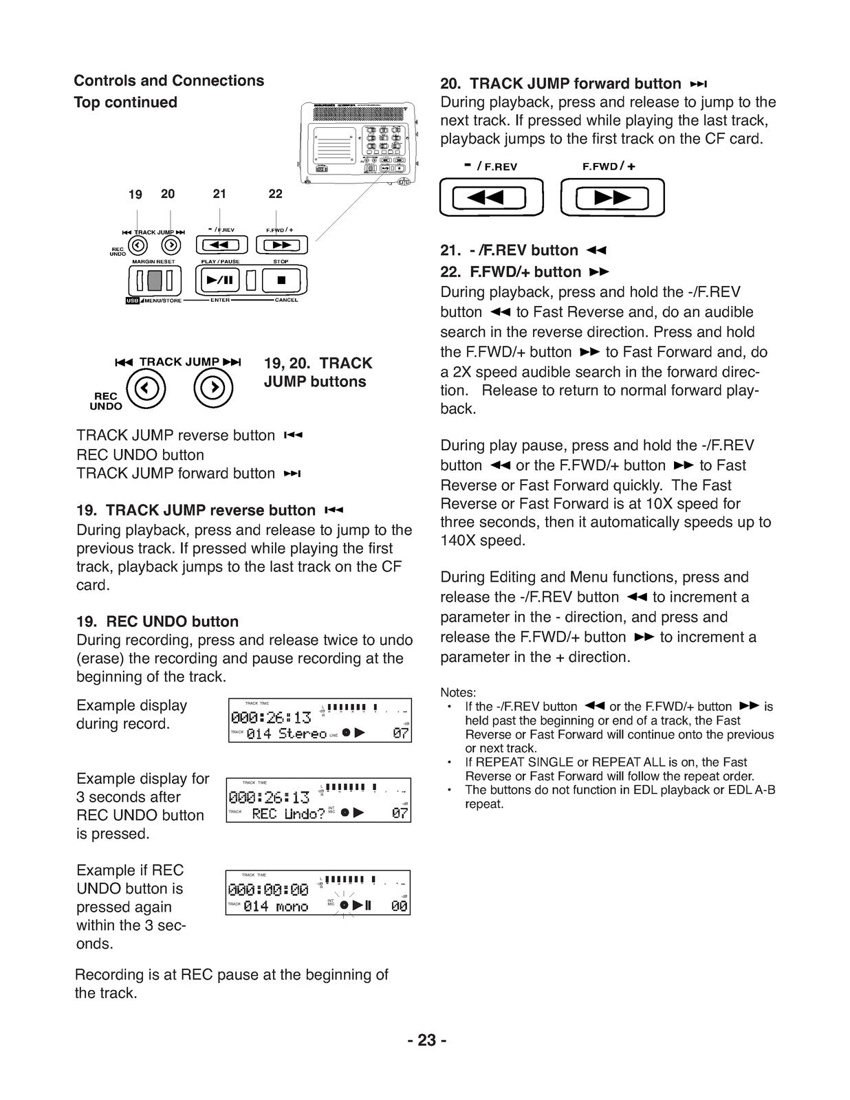 MARANTZ PMD671 Portable Solid State Recorder User Guide - WIRE BOUND - COVERS