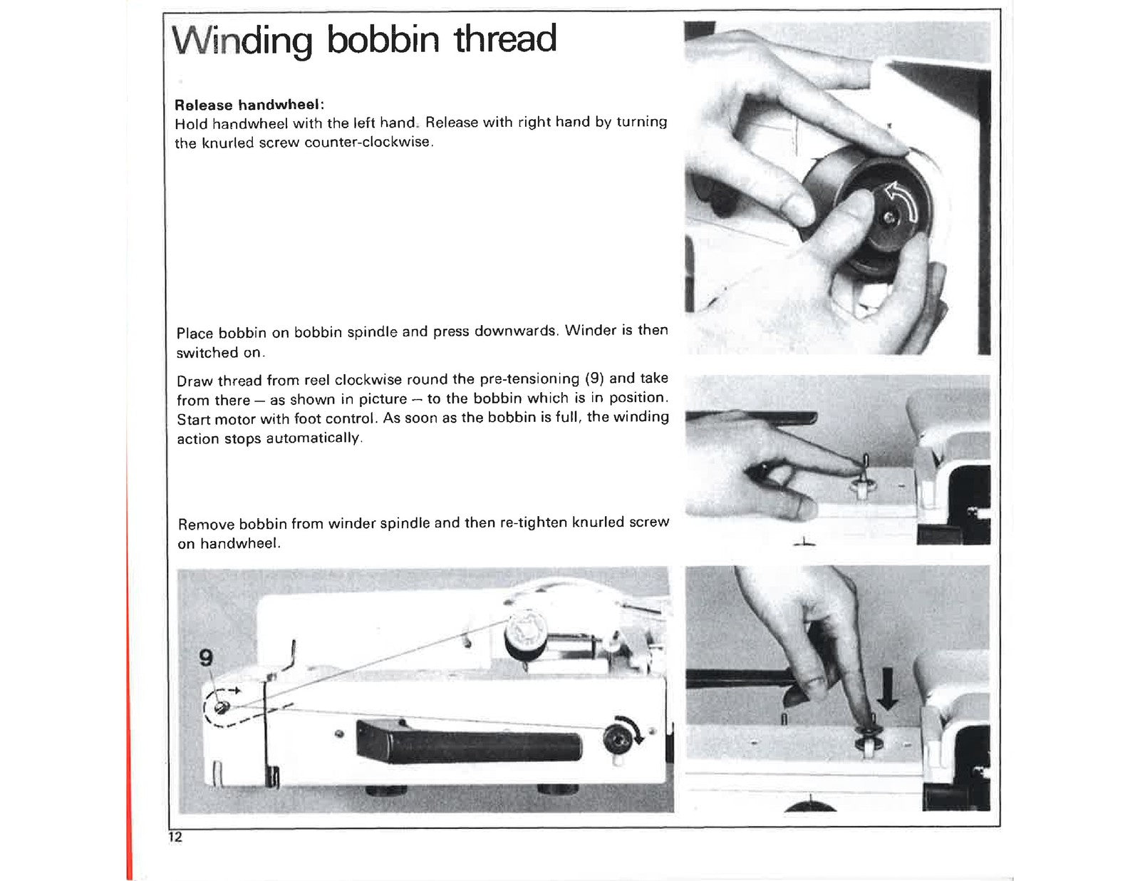BERNINA Nova 900 Electronic Instruction Manual - STEEL WIRE BOUND - TOUGH COVERS