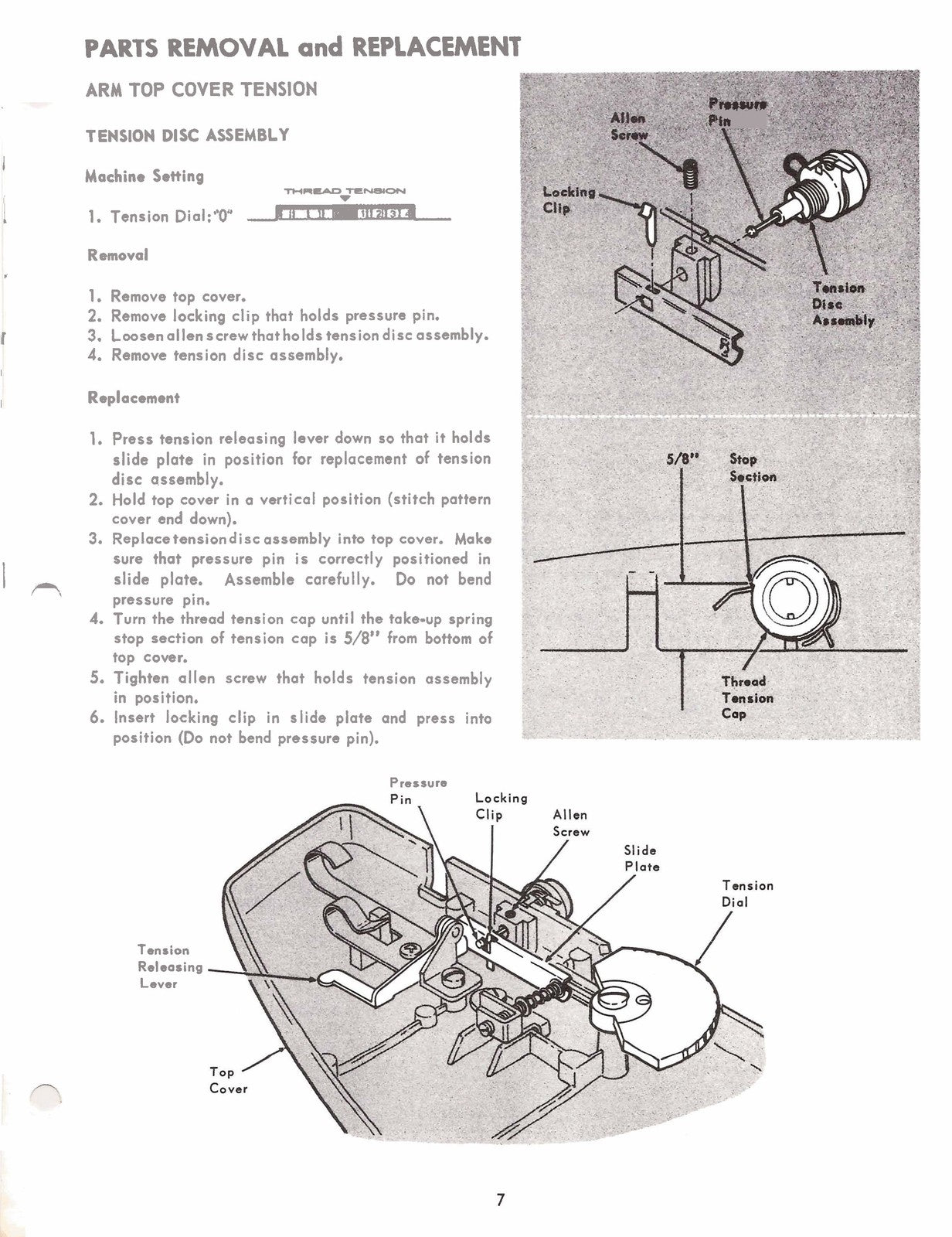 SINGER 750 Series Service Manual NOT User Manual - WIRE BOUND - TOUGH COVERS