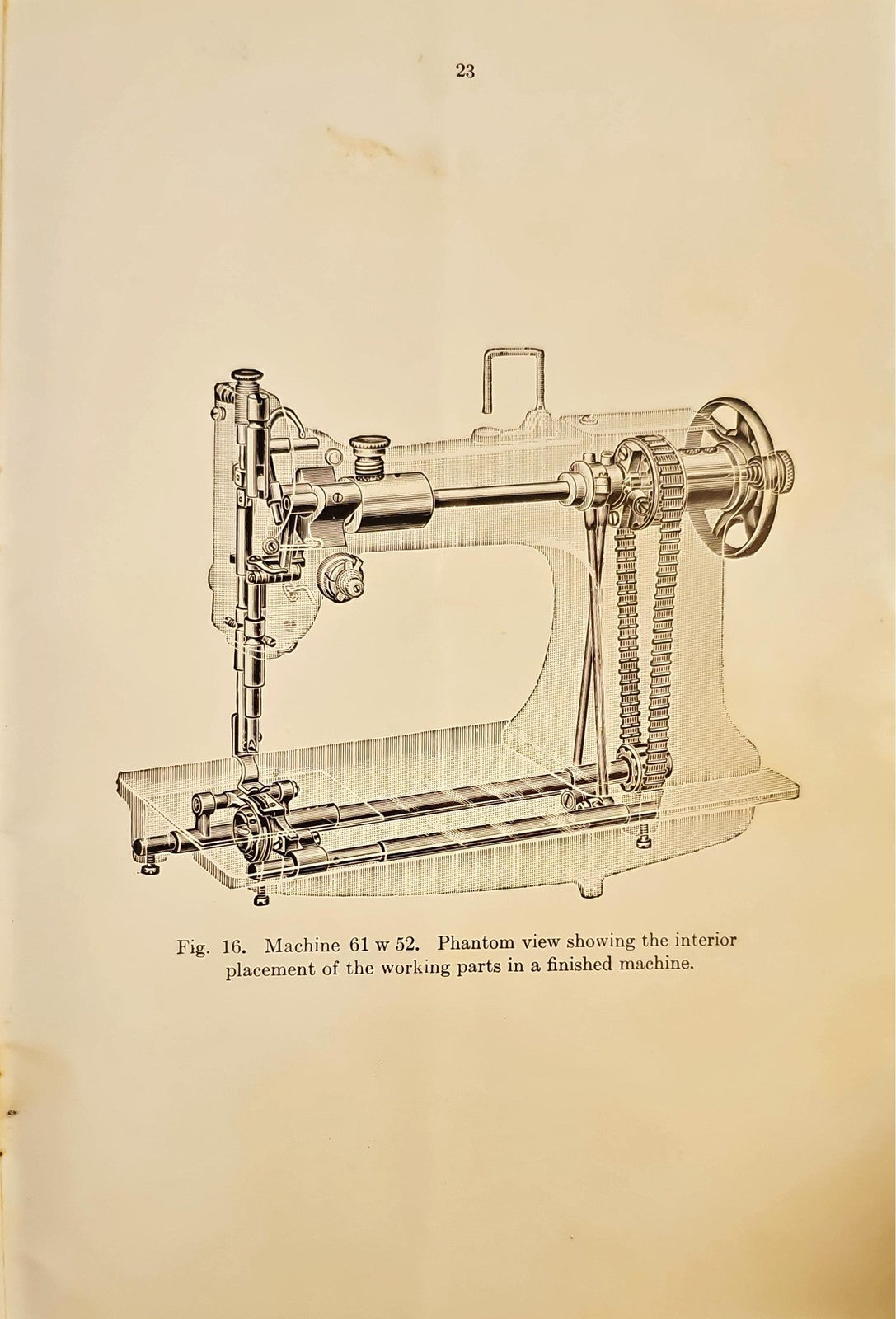 SINGER 61w 62w Sewing Machine Instructions Manual 1926 - WIRE BOUND - COVERS