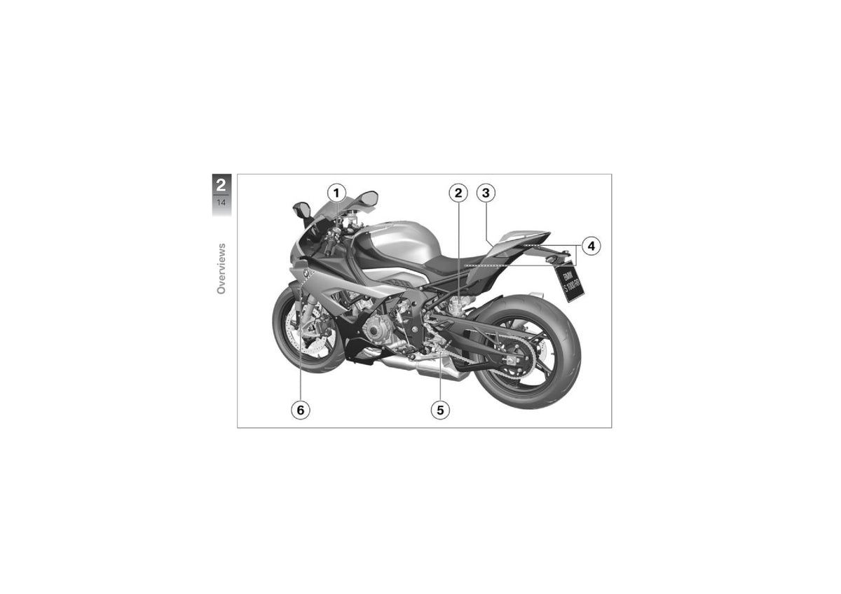 BMW S1000RR Motorcycle Riders Manual 2019 - STEEL WIRE BOUND - PROTECTIVE COVERS