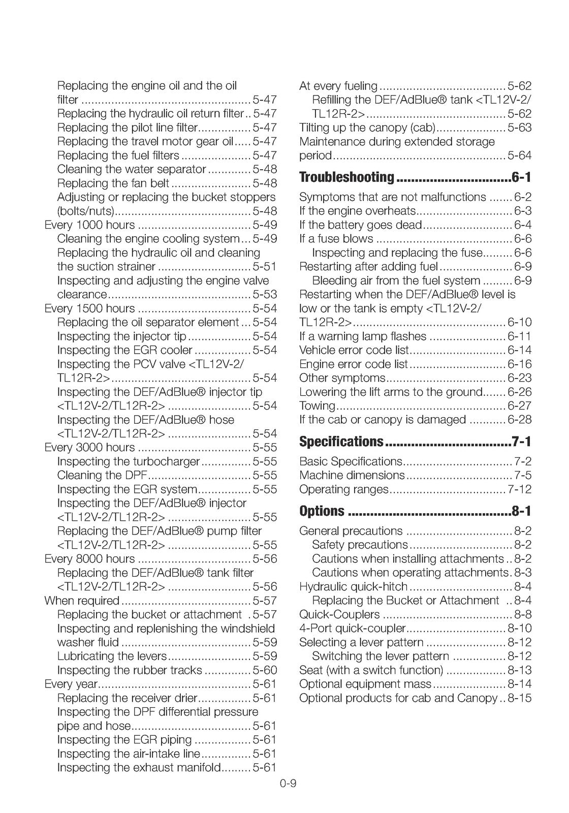TAKEUCHI TL12R2 BUNDLE: OPERATORS & WORKSHOP MANUAL SET - BOUND - TOUGH COVERS