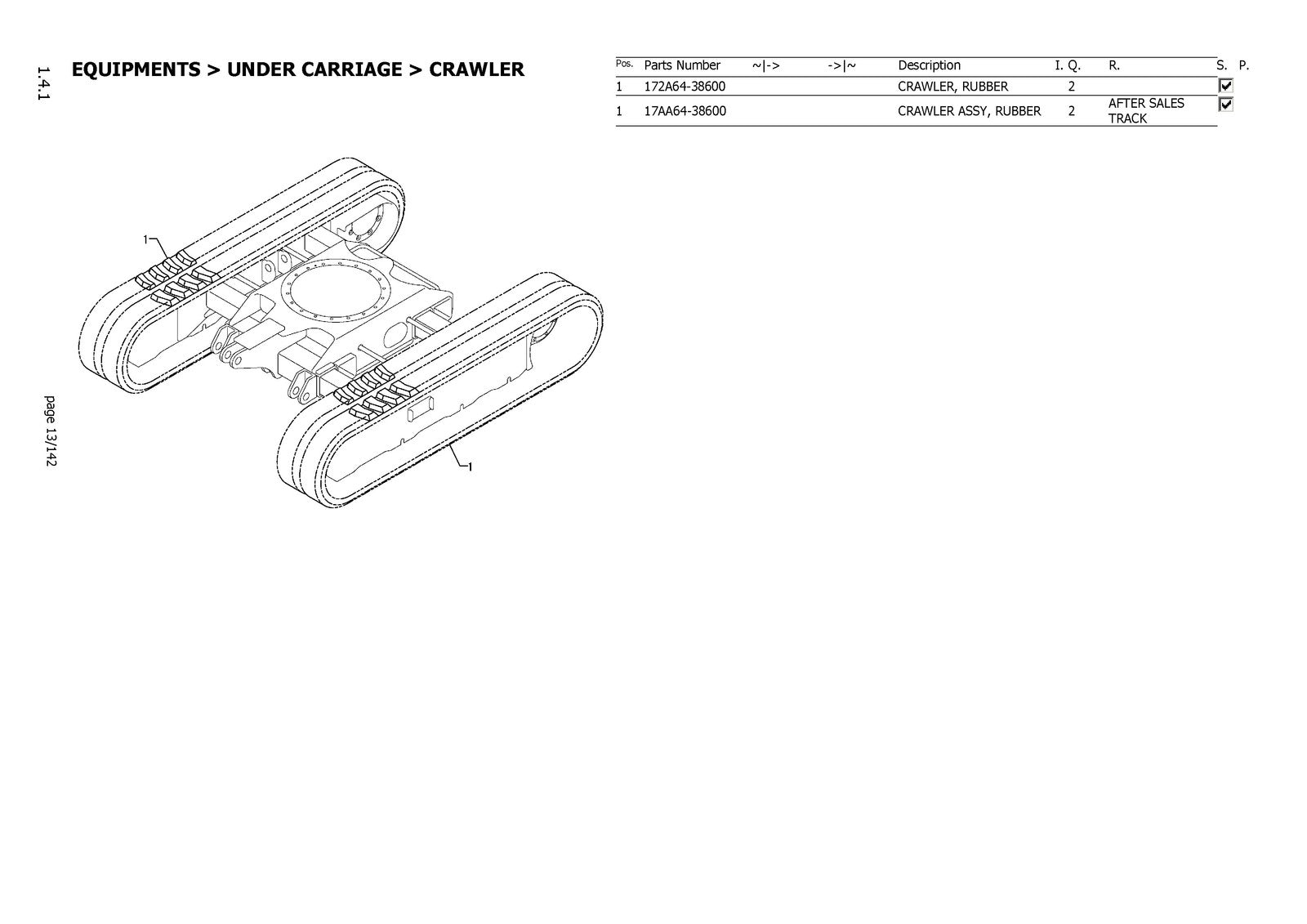 YANMAR ViO17U Mini Excavator Parts Catalog Manual - WIRE BOUND - TOUGH COVERS