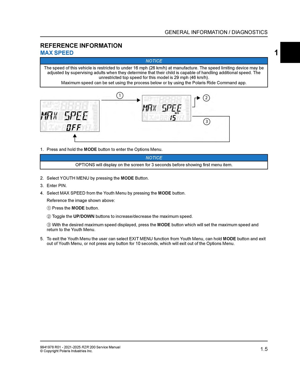 POLARIS RZR 200 Service Manual 2021-2025 - STEEL WIRE BOUND - PROTECTIVE COVERS