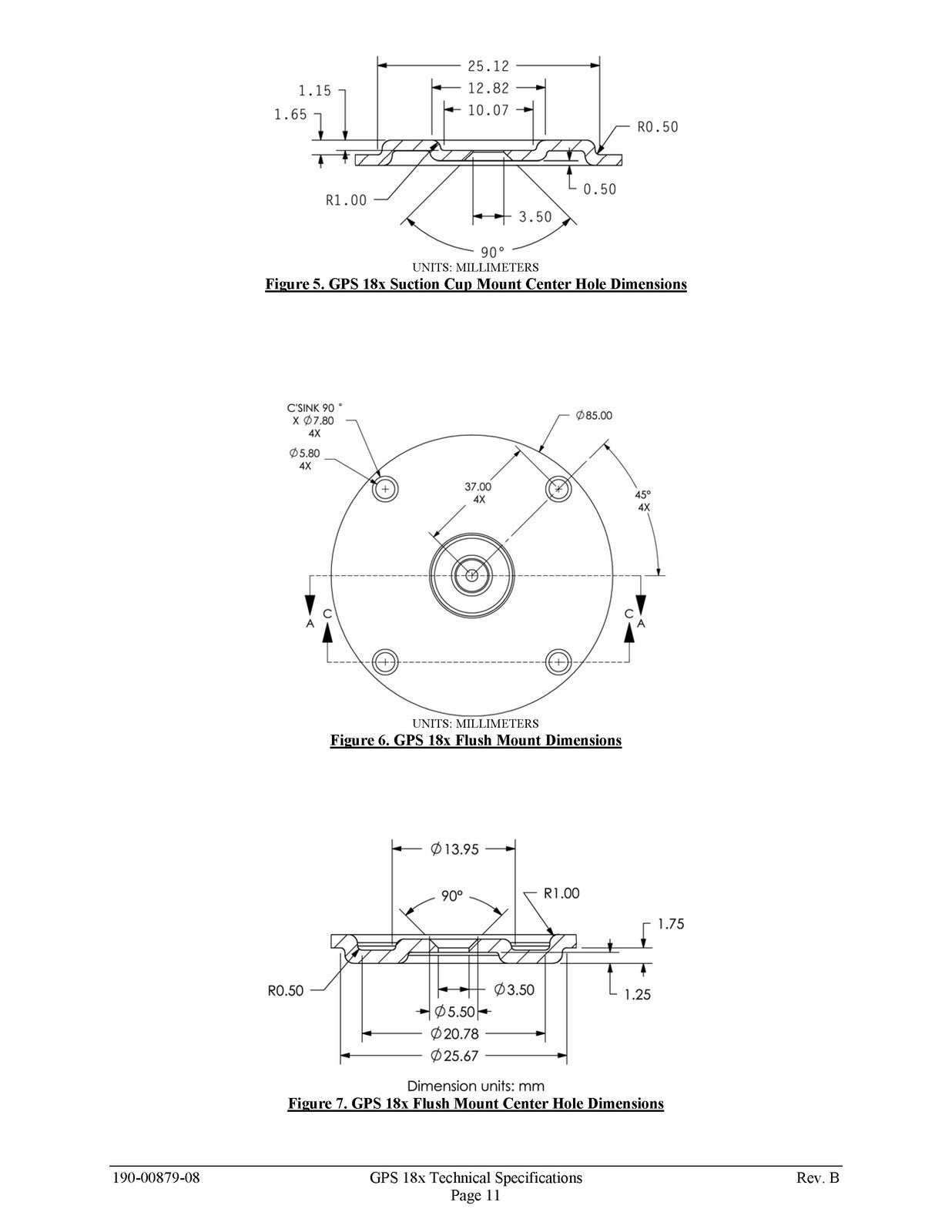 GARMIN GPS 18x Technical Specifications Manual 2008 - WIRE BOUND - TOUGH COVERS