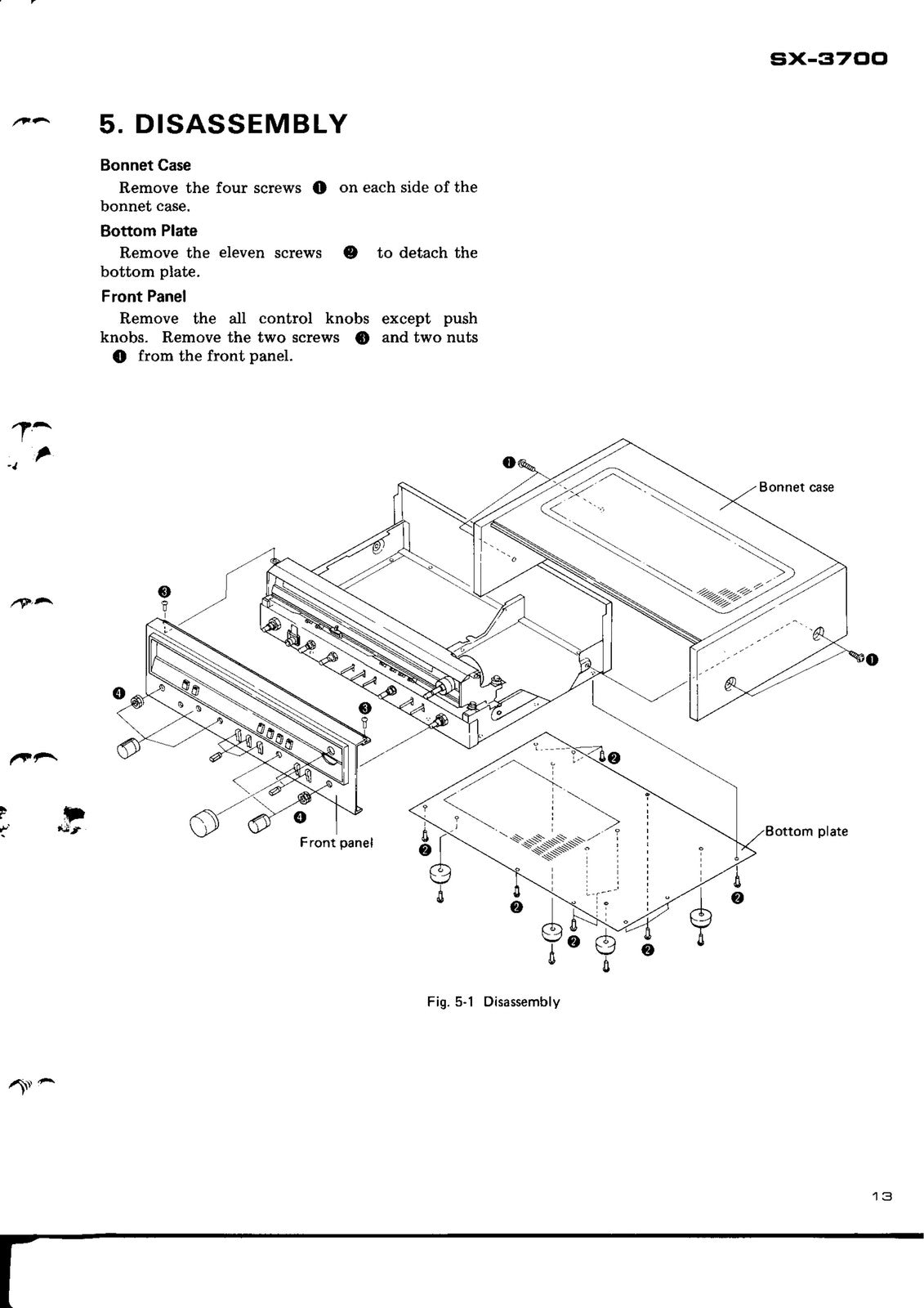 PIONEER SX-3700 SX-820 SX-535 SX-626 Service Manual BUNDLE - WIRE BOUND - COVERS