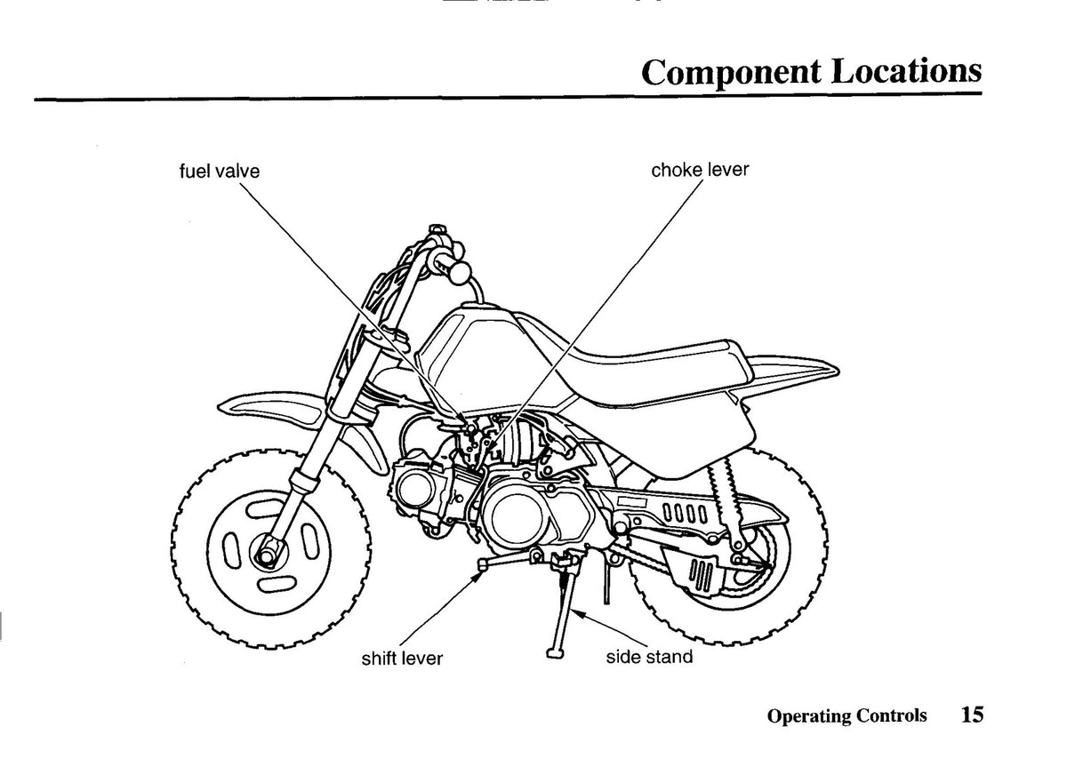 HONDA Z50R Motorcycle Owners Manual 1999 - STEEL WIRE BOUND - PROTECTIVE COVERS