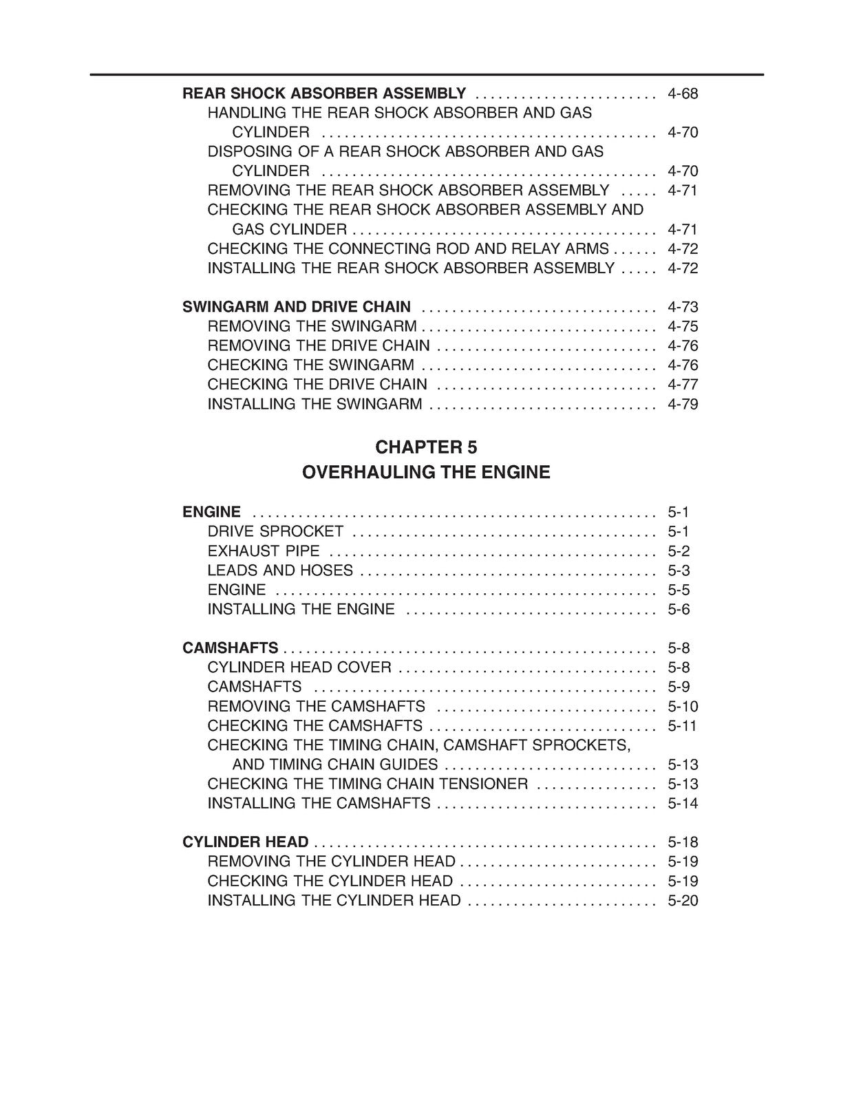 YAMAHA YZF-R6 2003 Motorcycle Service Manual - BOUND - COVERS - XL FOLDOUT PAGES