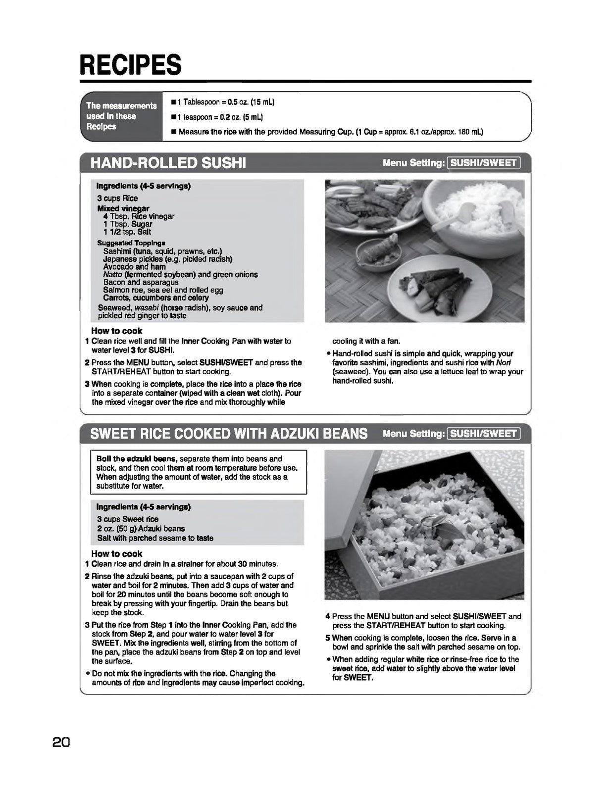 ZOJIRUSHI NL-GAC10 18 Umami Micom Rice Cooker Operating Instructions Manual