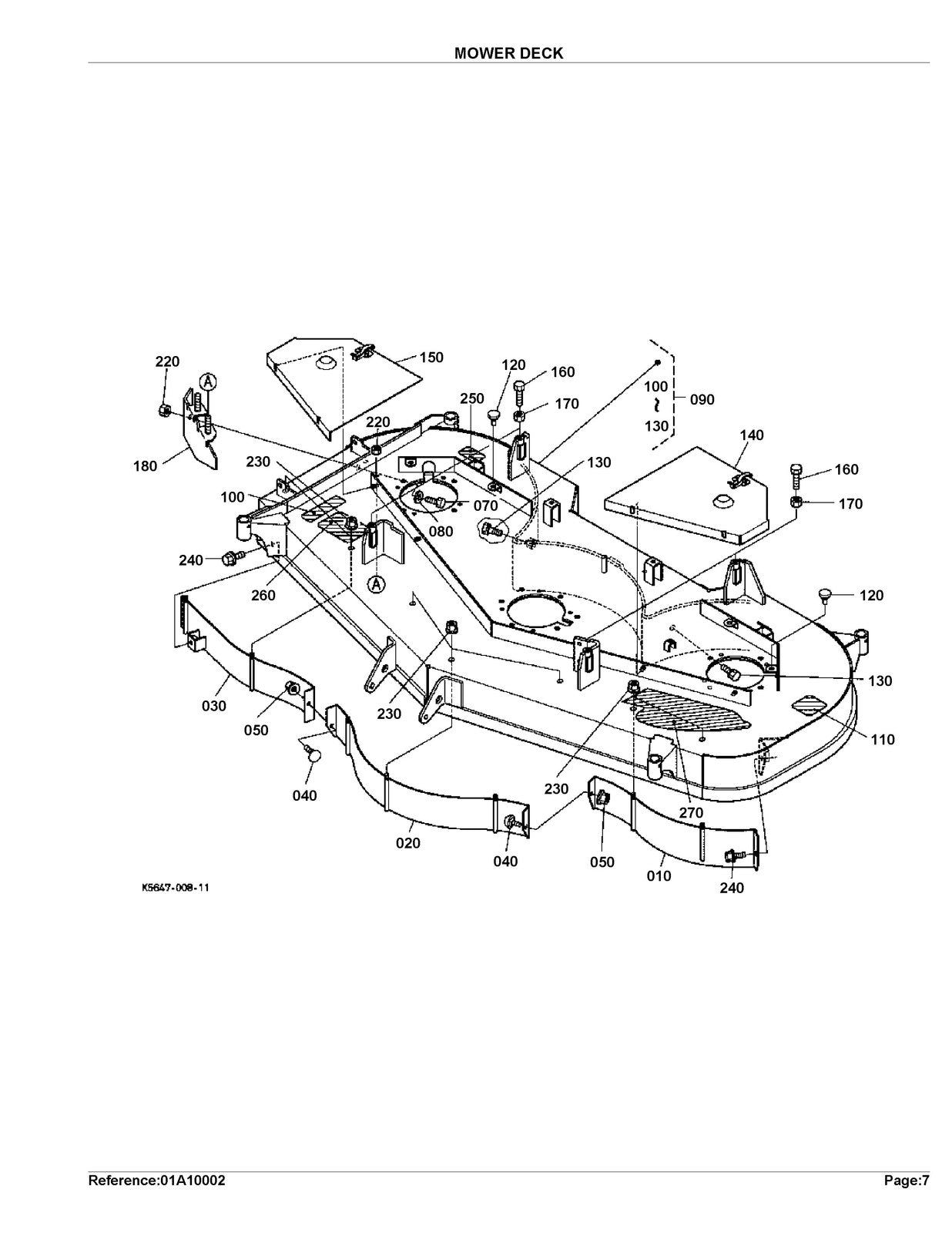 KUBOTA RCK72P-28Z Pro Parts Manual - STEEL WIRE BOUND - PROTECTIVE COVERS
