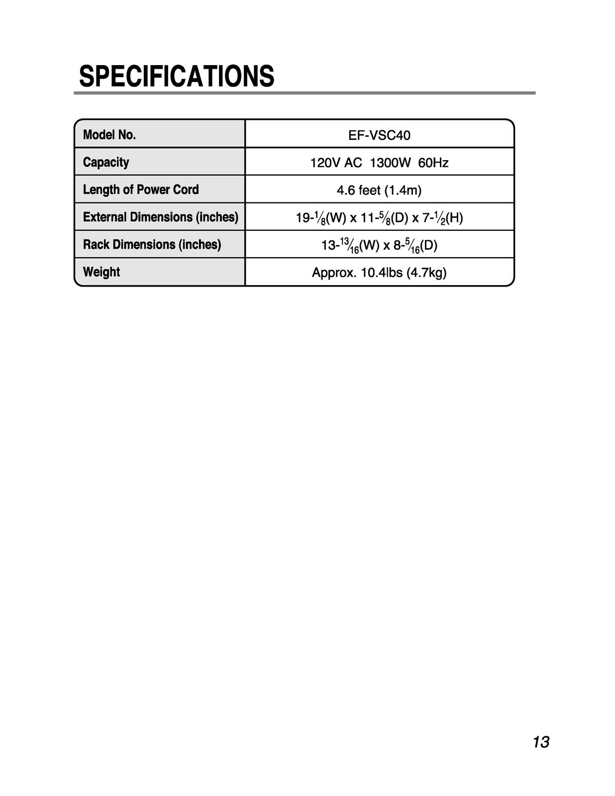 ZOJIRUSHI EF-VSC40 Gourmet Roaster Operating Instructions Manual - WIRE BOUND