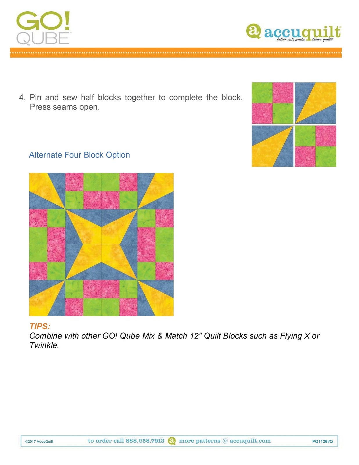 ACCUQUILT Go Qube 12" Angles - STEEL WIRE BOUND - PROTECTIVE COVERS