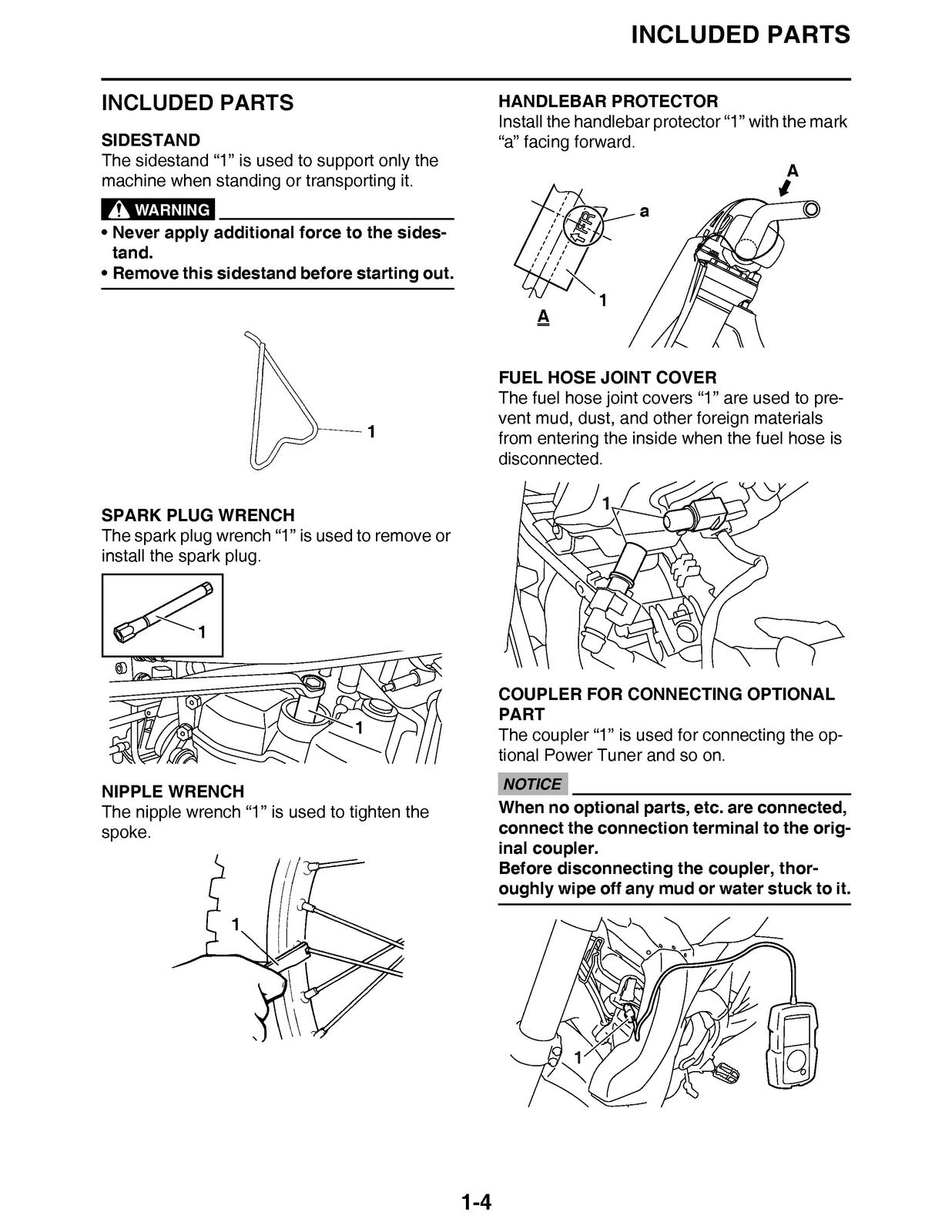 YAMAHA YZ250F Owners Service Manual 2017 - BOUND - COVERS - XL FOLDOUT PAGES