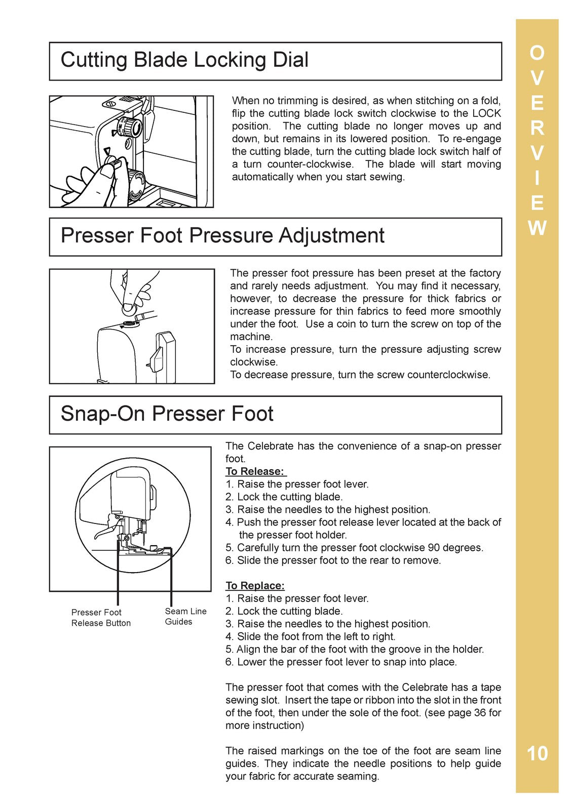 BABY LOCK Celebrate BLS1 Serger Instruction Manual - WIRE BOUND - TOUGH COVERS