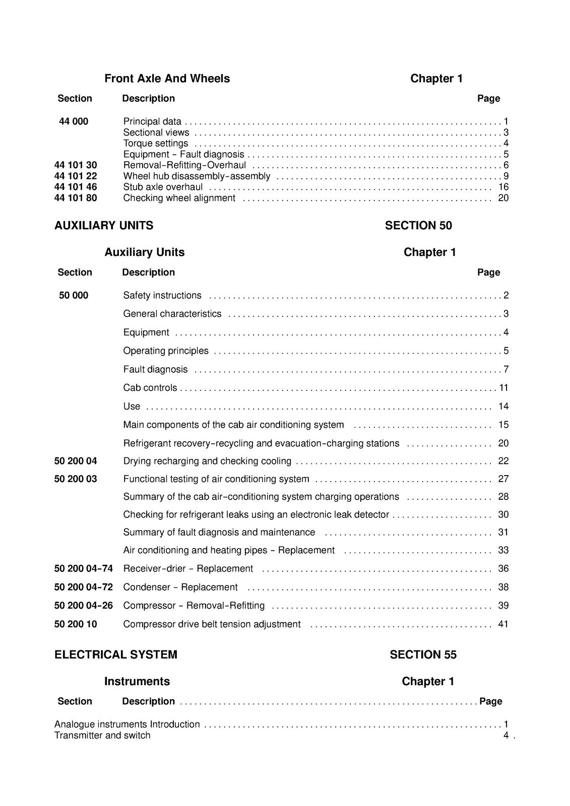 CASE IH JX60 JX70 JX80 JX90 JX95 Tractor Service Manual, BOUND, COVERS, FOLDOUTS
