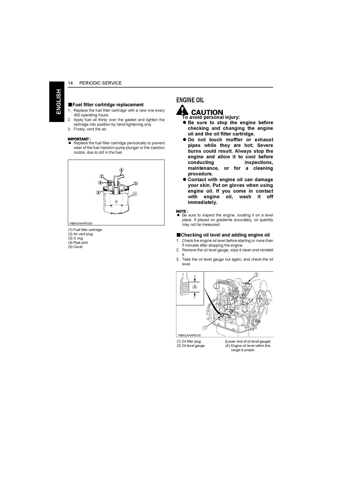 KUBOTA 03-M Series Engine Owners Manual - STEEL WIRE BOUND - PROTECTIVE COVERS