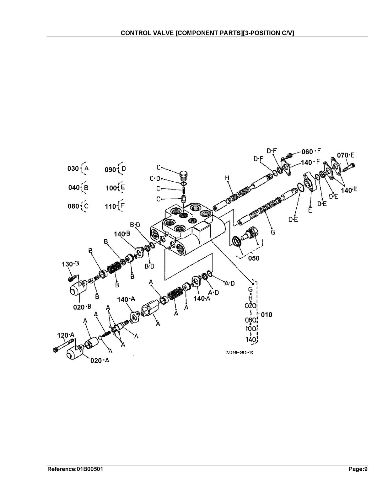 KUBOTA LA211 Loader Illustrated Parts List Manual - WIRE BOUND - TOUGH COVERS