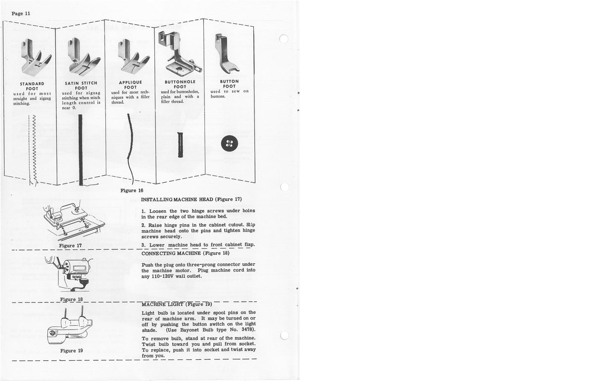 KENMORE 117740 117840 117841 Sewing Machine Service Manual 1957 - WIRE BOUND