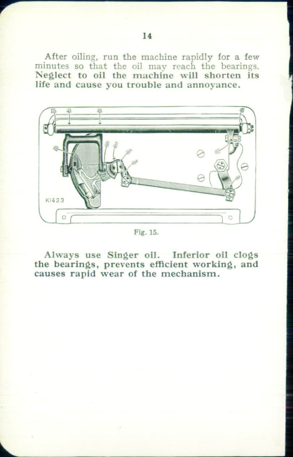 SINGER No 28 Sewing Machine User Instruction Manual - WIRE BOUND - TOUGH COVERS