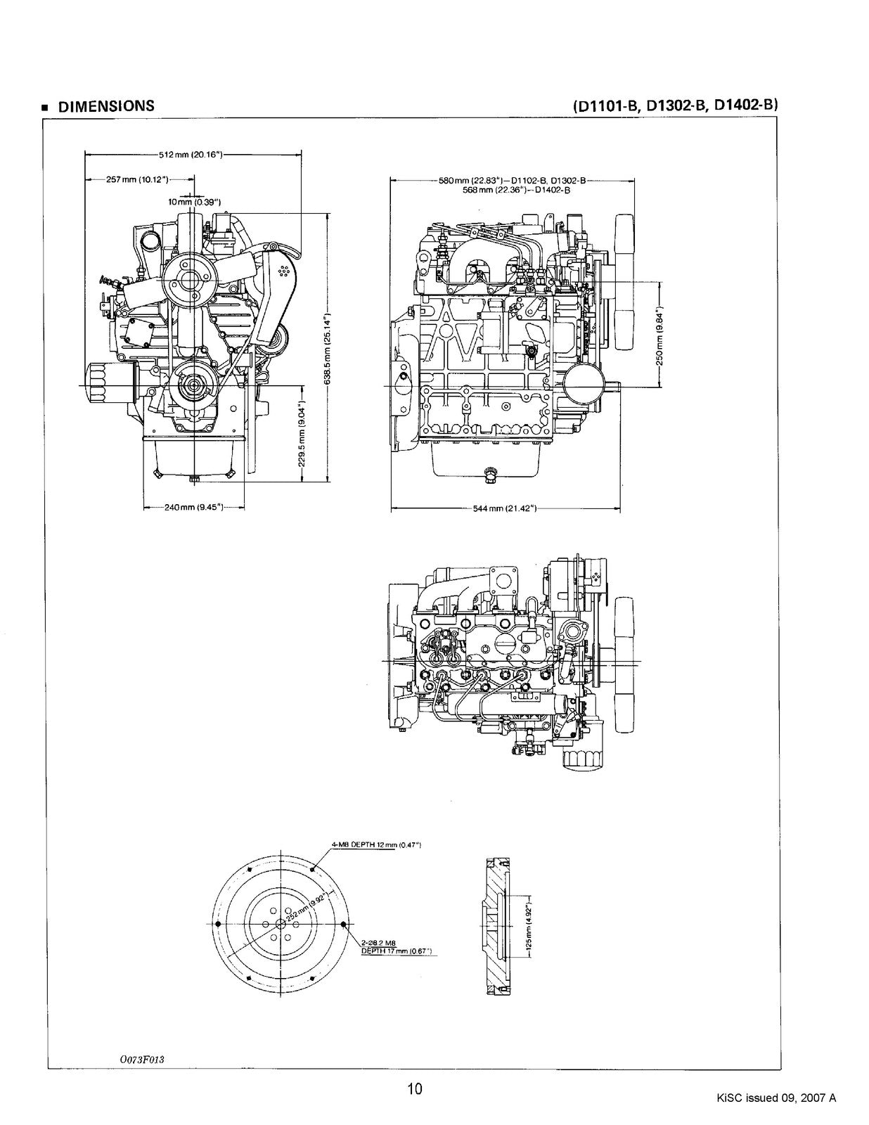 KUBOTA D1102-B D1302-B D1402-B V1502-B V1702-B V1902-B Workshop Manual - BOUND