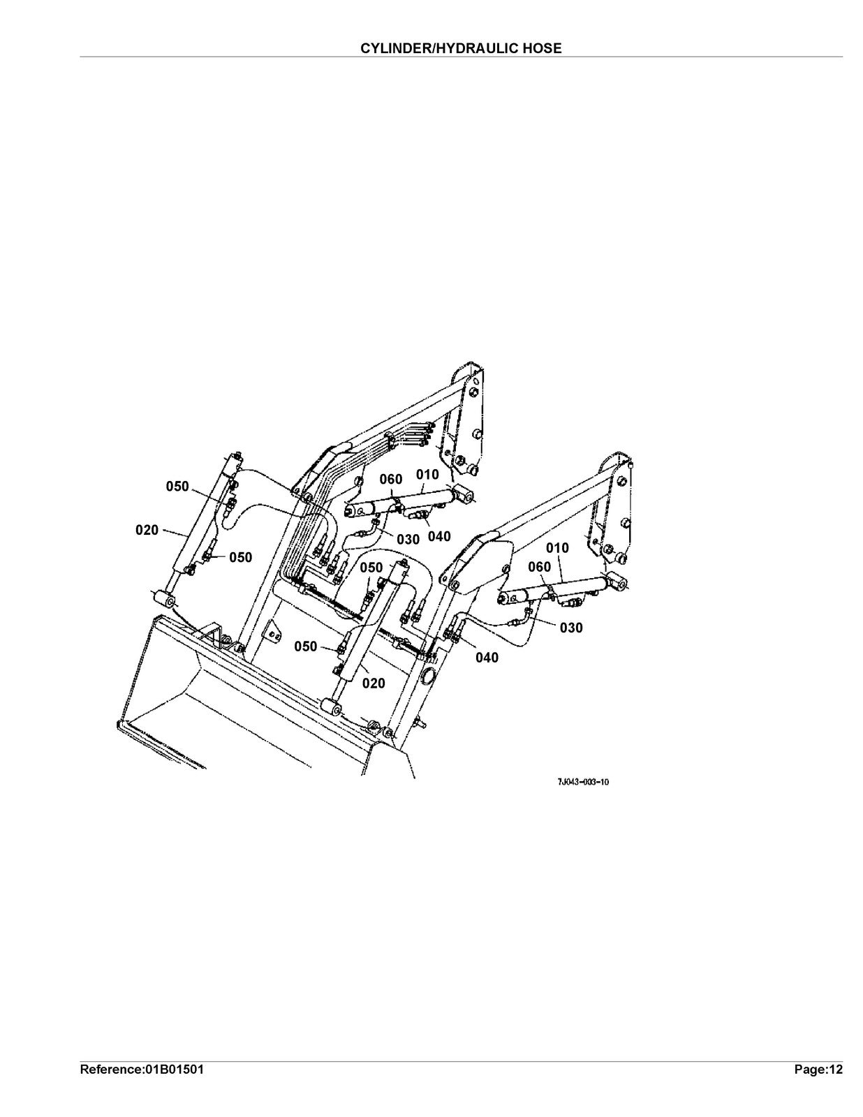 KUBOTA LA302 Loader Illustrated Parts List Manual - WIRE BOUND - TOUGH COVERS