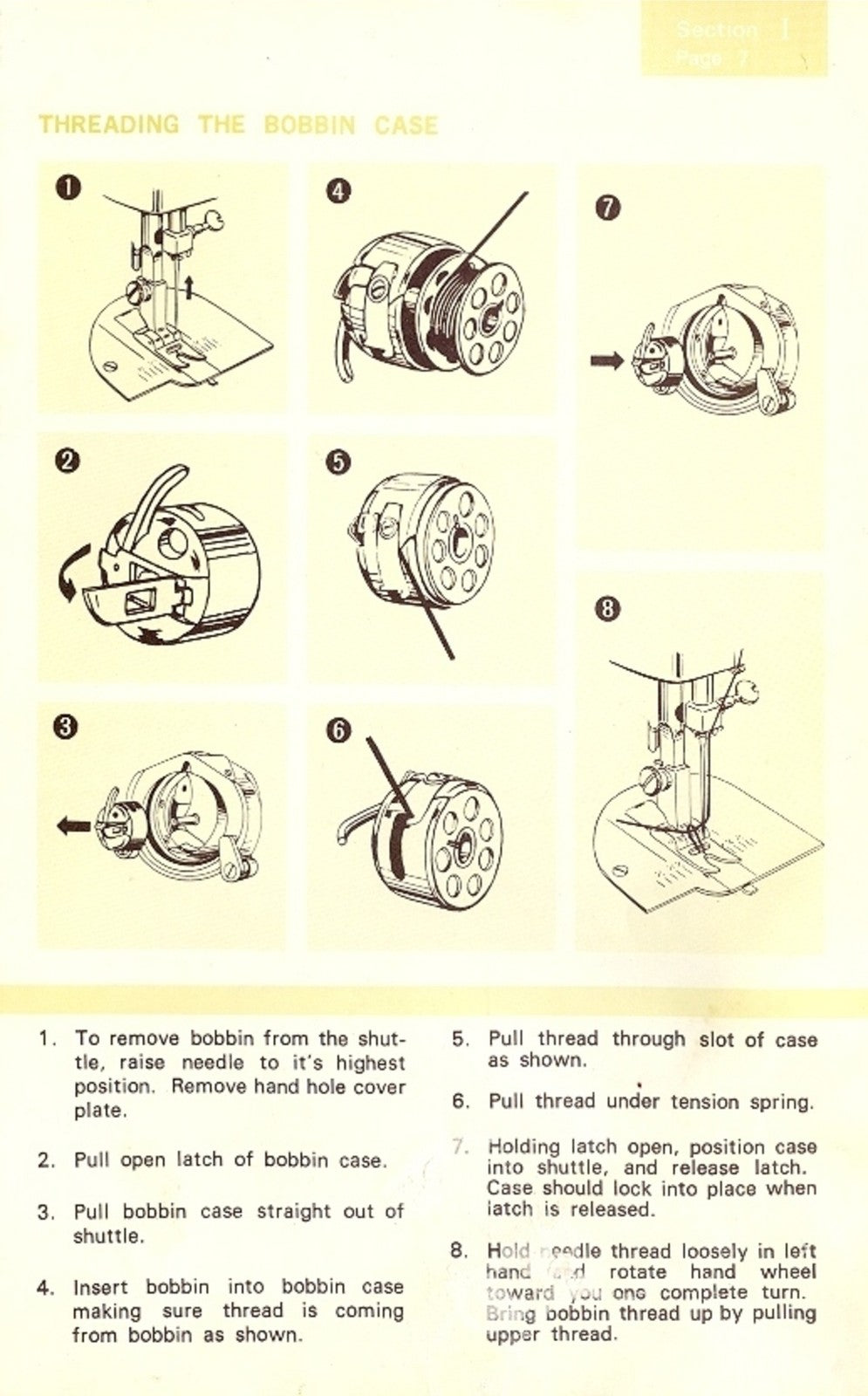 KENMORE 15817550 Zig-Zag Sewing Machine Instructions Manual - WIRE BOUND