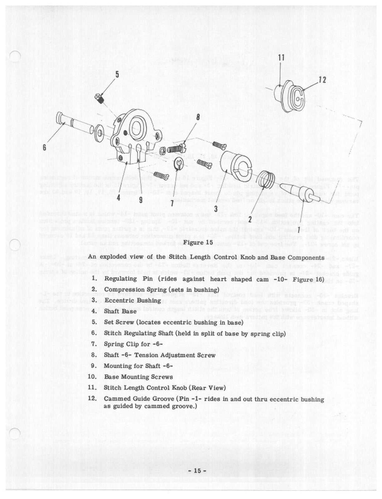 KENMORE 15890 Adjustments And Service Procedures Manual 1961 - WIRE BOUND