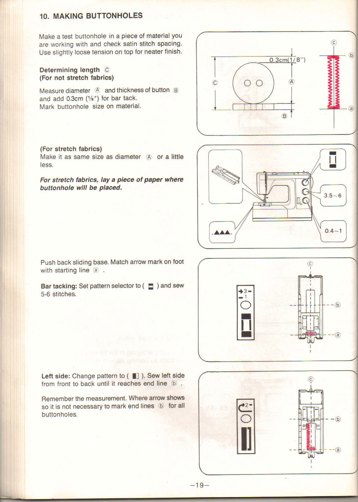 TOYOTA 9060 9600 9960 Sewing Machine Instruction Manual - WIRE BOUND - COVERS