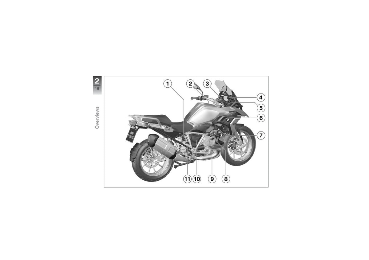 BMW R1250GS Motorcycle Riders Manual 2019 2 - STEEL WIRE BOUND - TOUGH COVERS