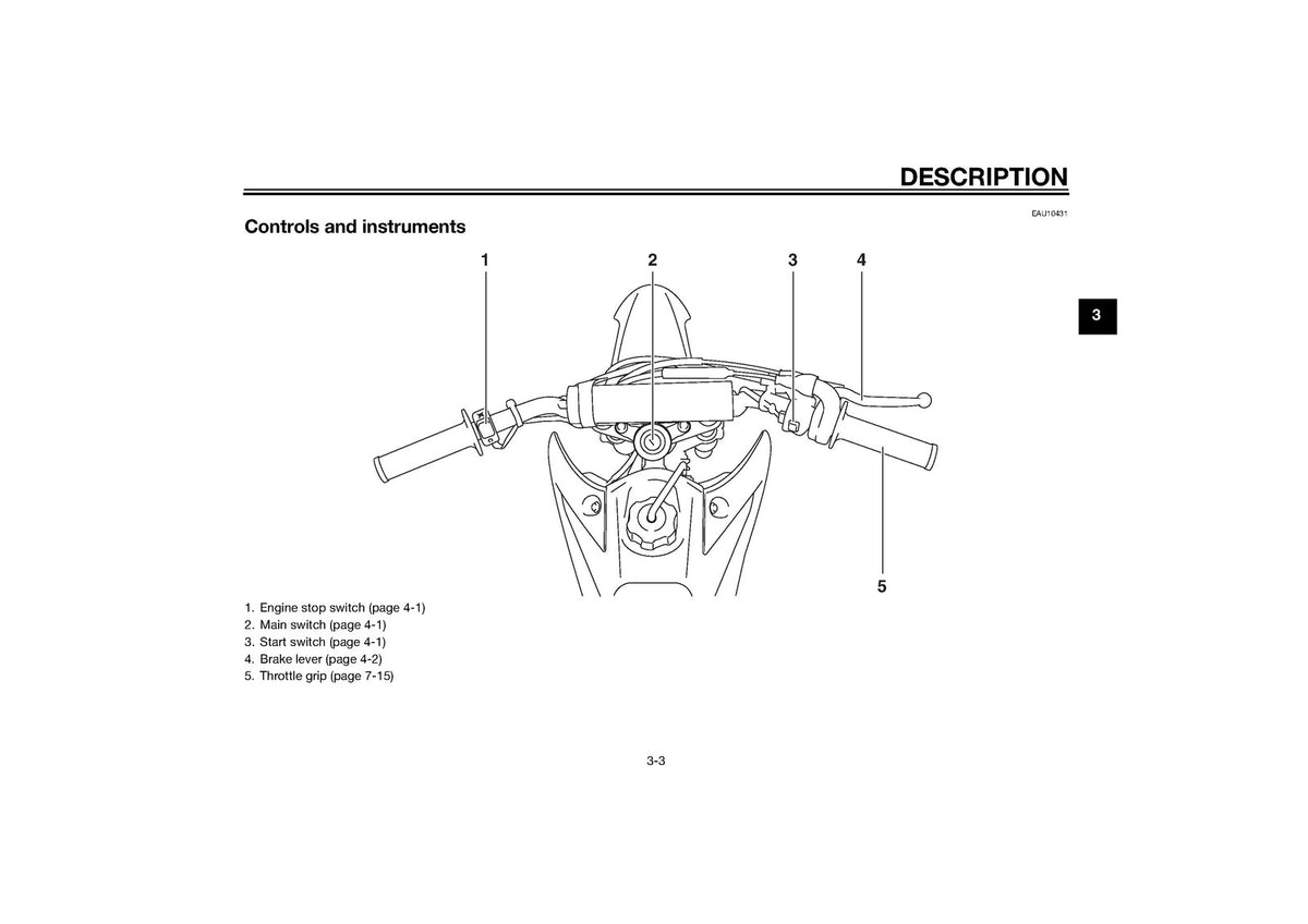 YAMAHA TT-R110E TT-R110EF Owners Manual 2014 - STEEL WIRE BOUND - TOUGH COVERS