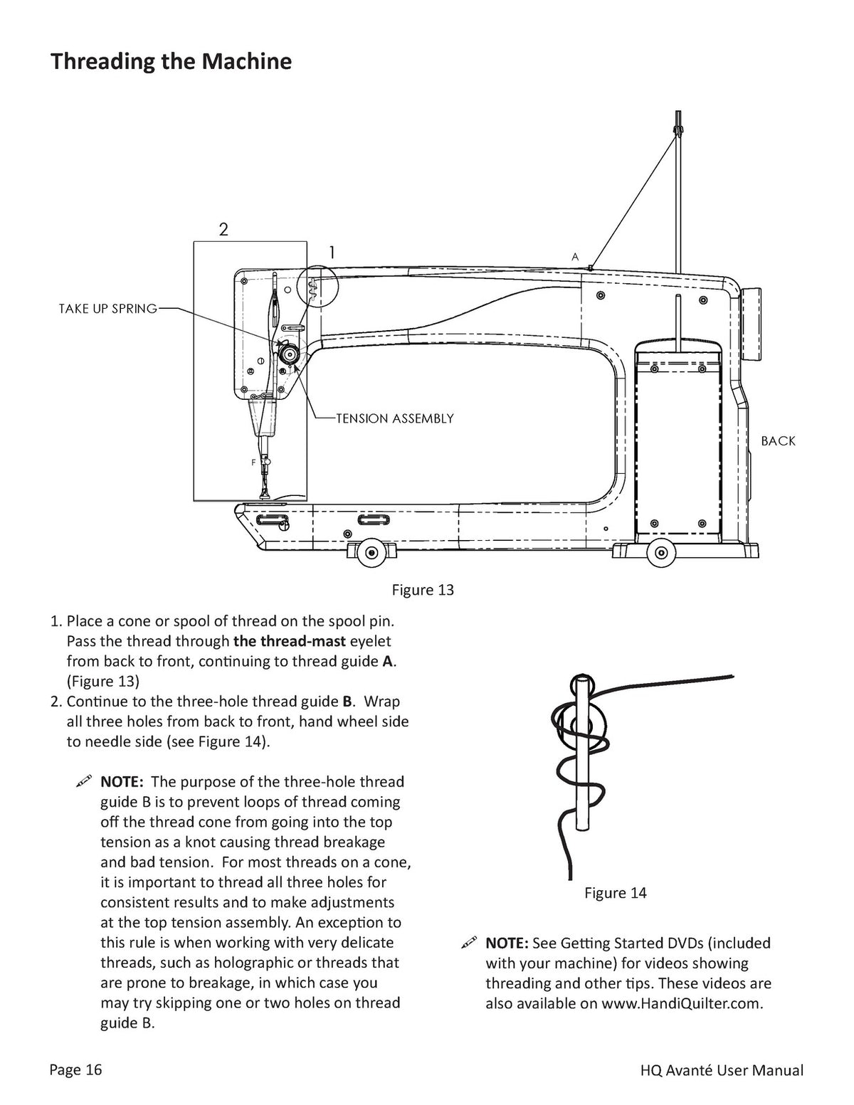 HANDI QUILTER HQ Avante v3.4 & Pro-Stitcher Premium Operators Manual BUNDLE