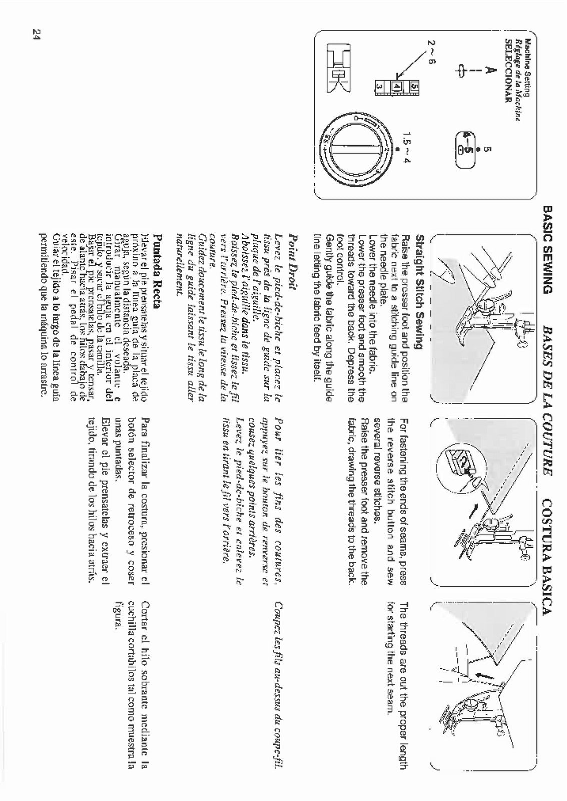 ALFA JD1822 Sewing Machine Instruction Book Manual - WIRE BOUND - TOUGH COVERS