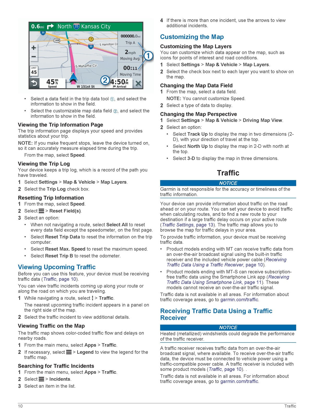 GARMIN Drive 52 Owners Manual 2018 - STEEL WIRE BOUND - PROTECTIVE COVERS