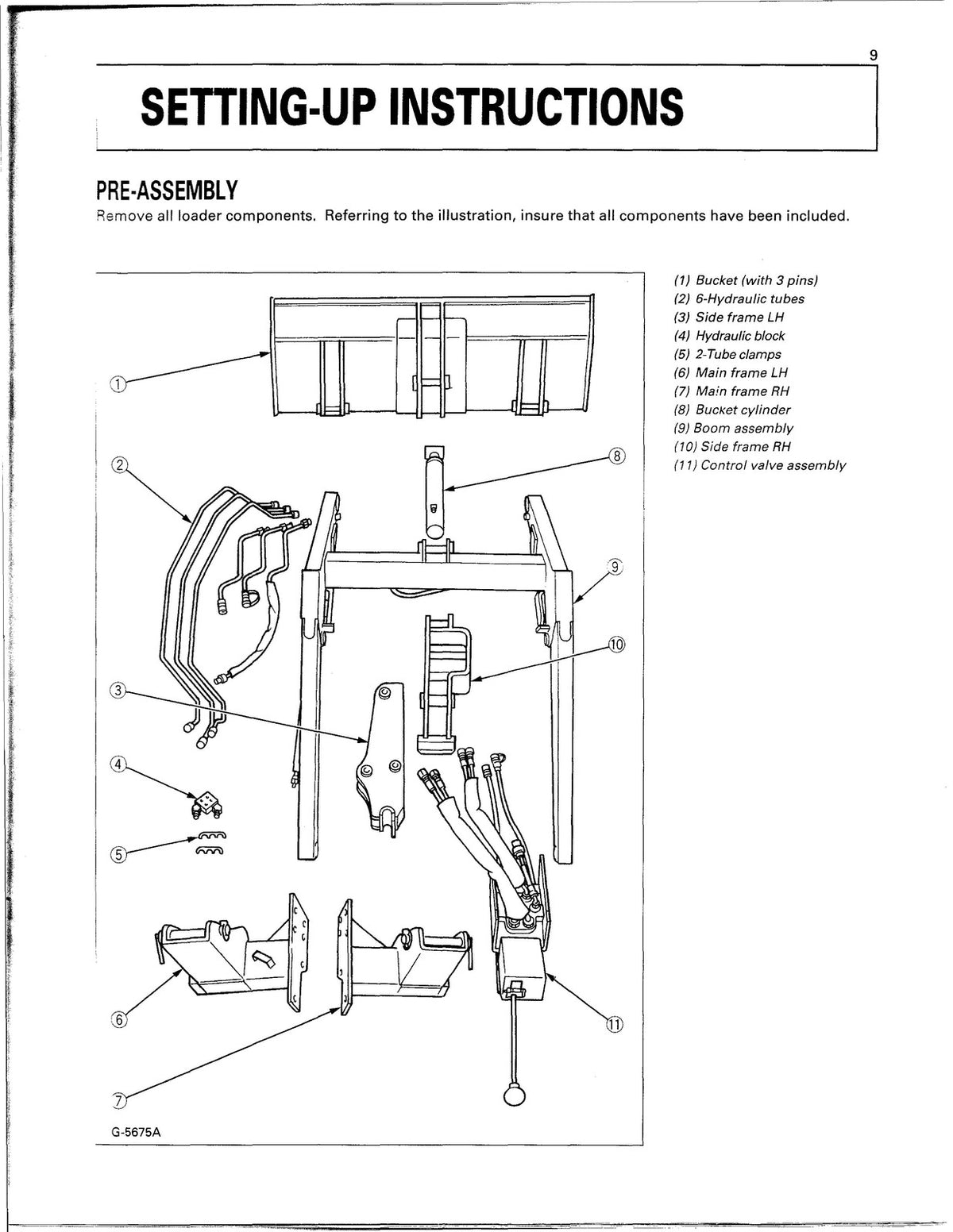 KUBOTA LA211 Front Loader Operators & Parts Manual BUNDLE - WIRE BOUND - COVERS