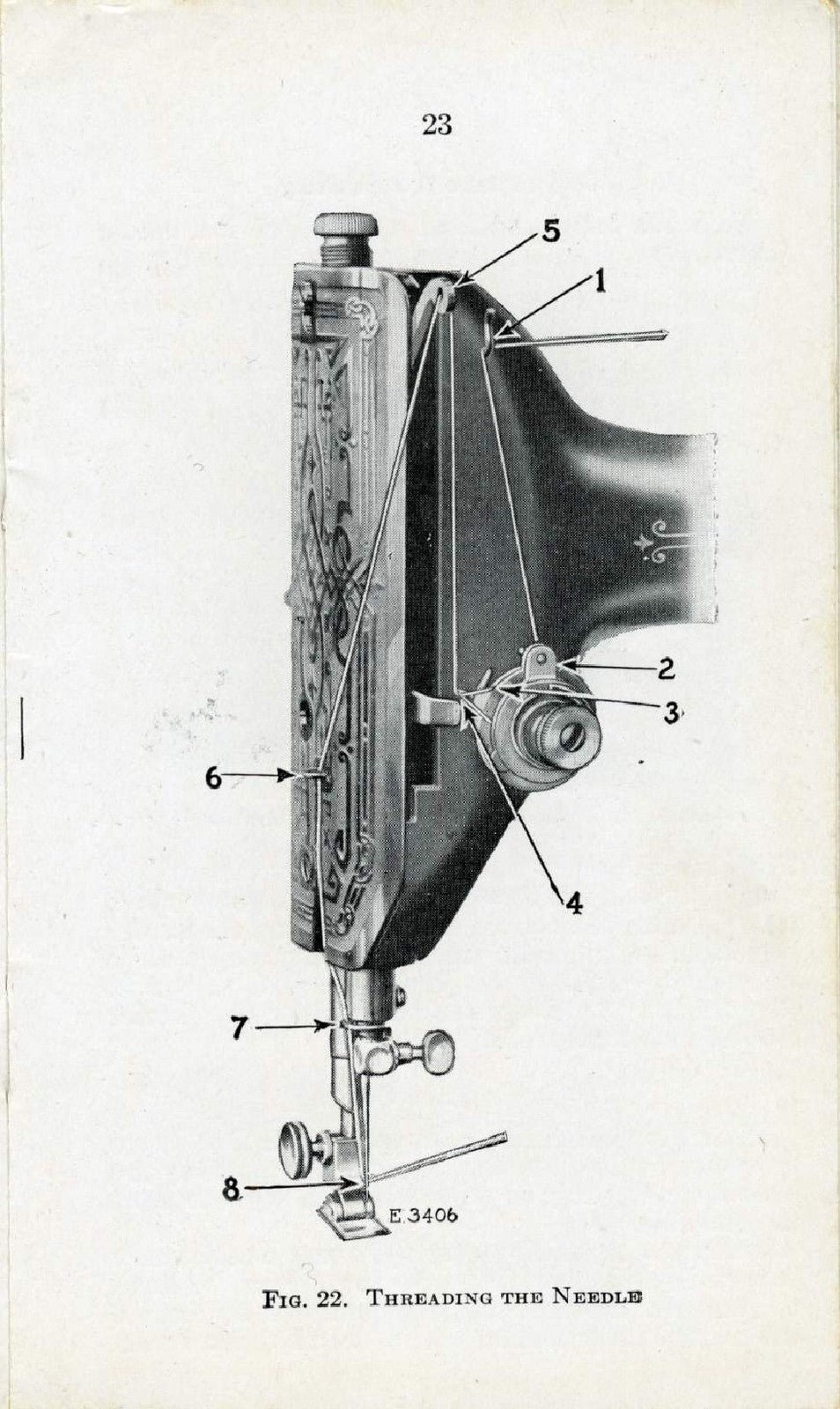 SINGER 101-4 101-12 Sewing Machine Instruction Manual 1929 - WIRE BOUND - COVERS