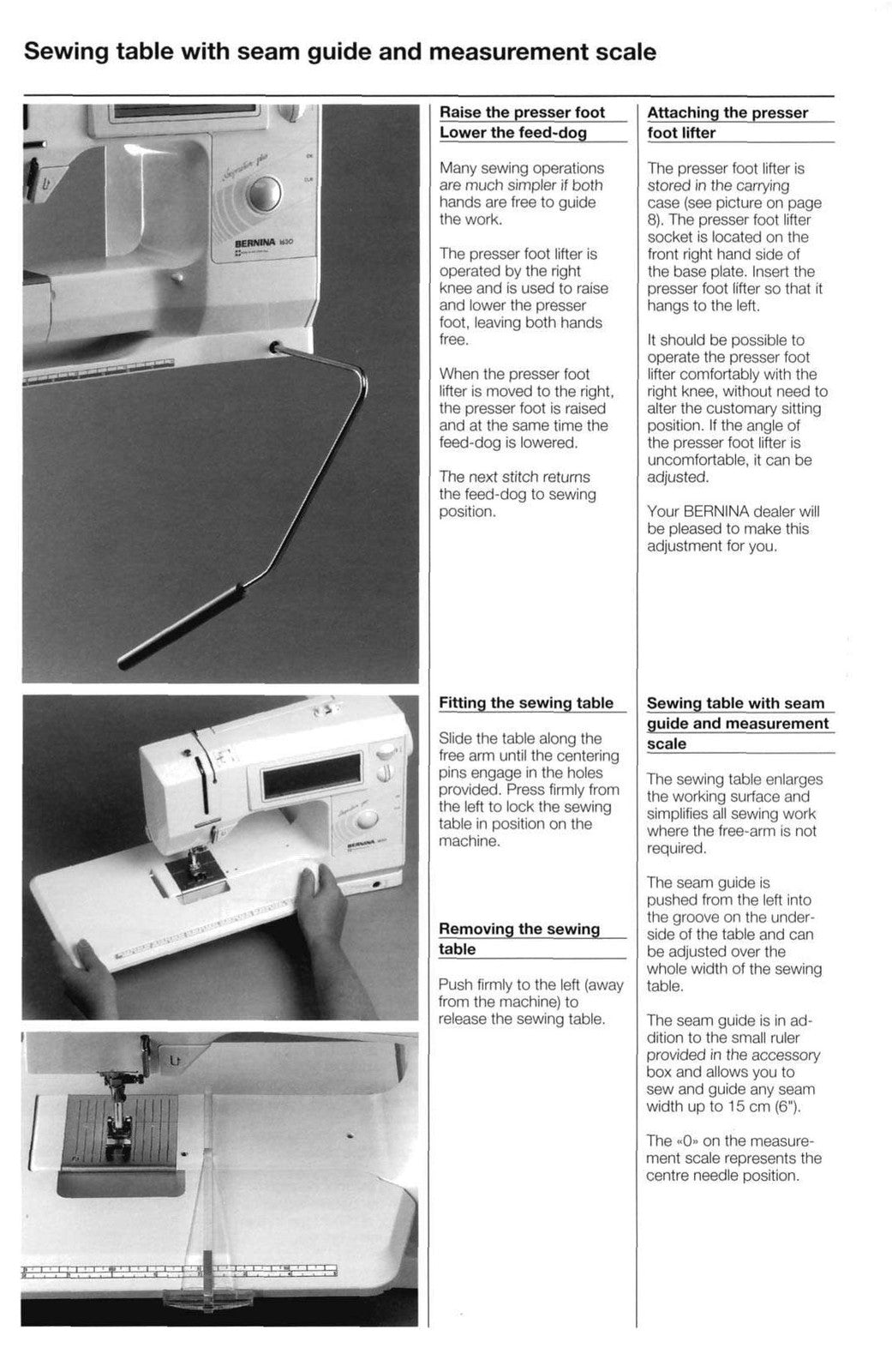 BERNINA 1630 1530 Inspiration Plus Instruction Manual - WIRE BOUND - COVERS