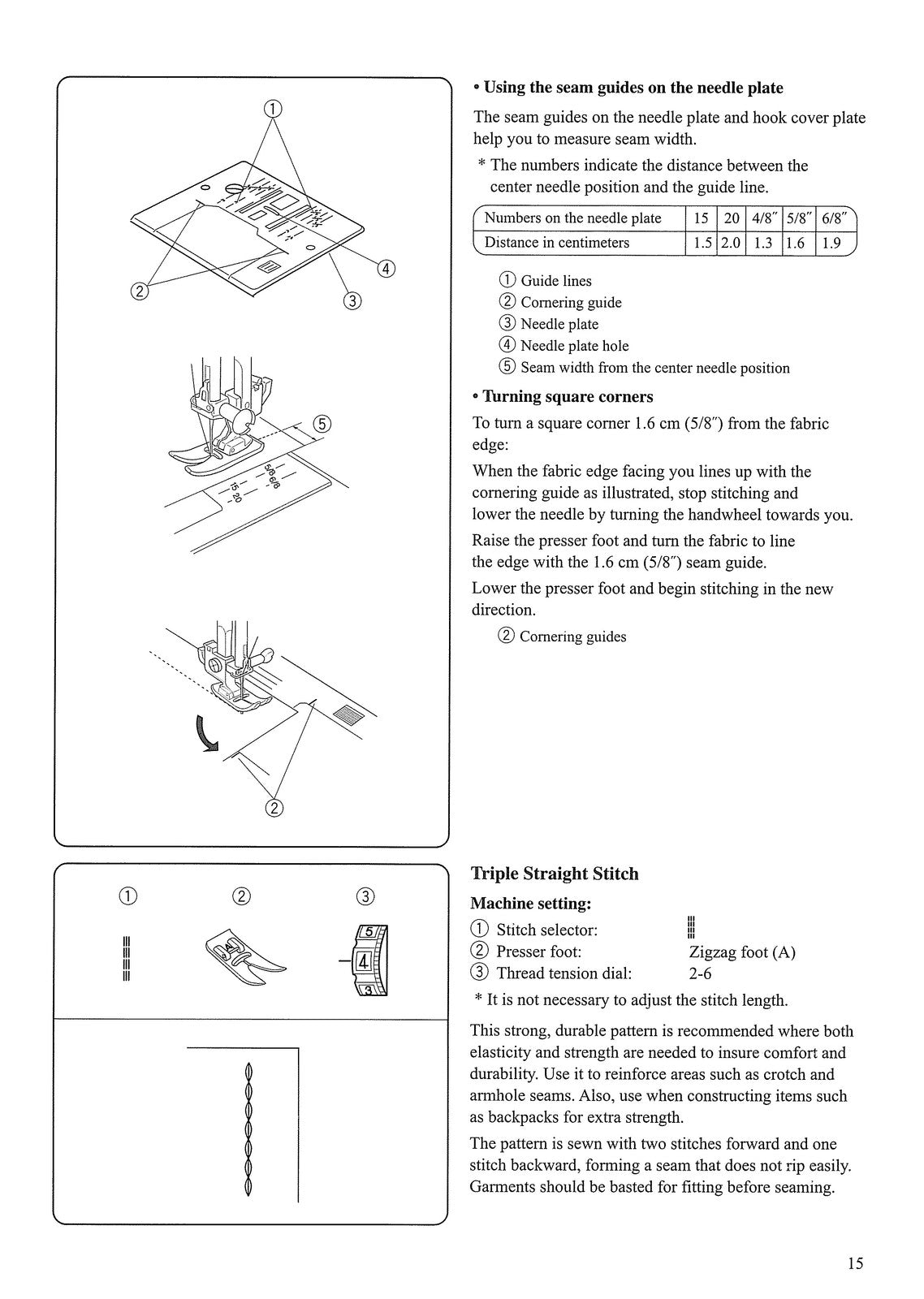 JANOME Jem Gold 2 661 Sewing Machine Instruction Book Manual - WIRE BOUND